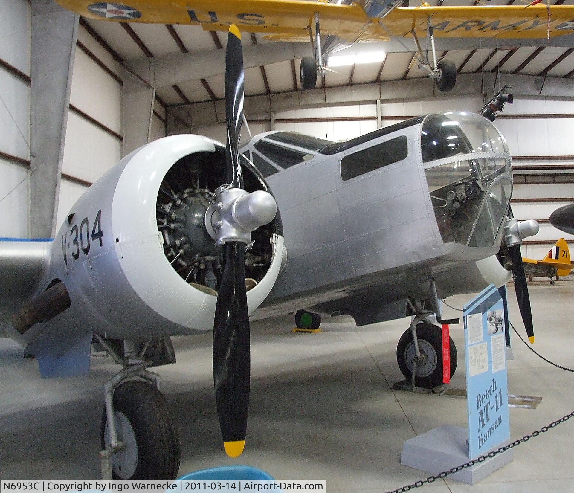 N6953C, Beech AT-11 Kansan C/N 1003, Beechcraft AT-11 Kansan at the Pima Air & Space Museum, Tucson AZ