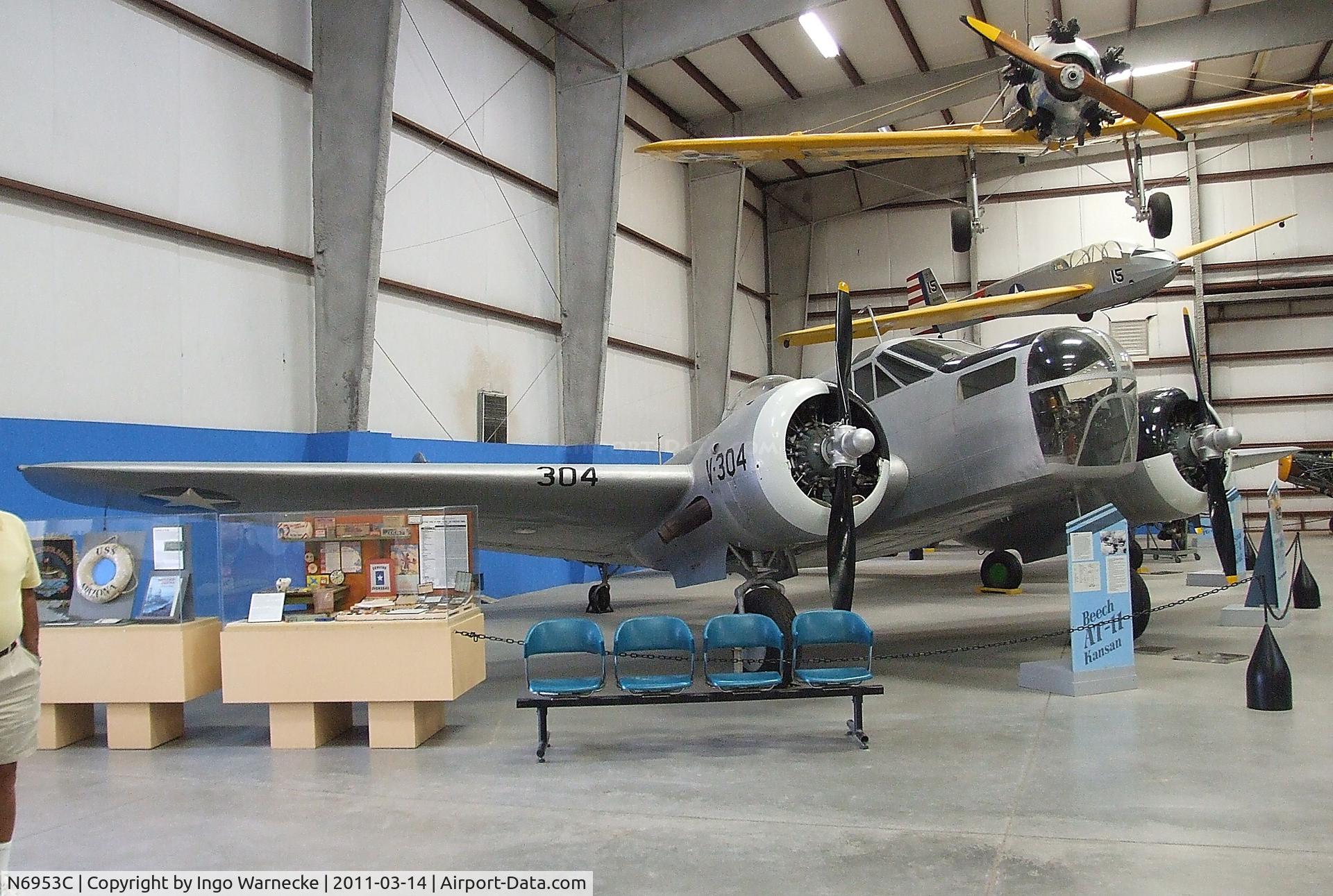 N6953C, Beech AT-11 Kansan C/N 1003, Beechcraft AT-11 Kansan at the Pima Air & Space Museum, Tucson AZ