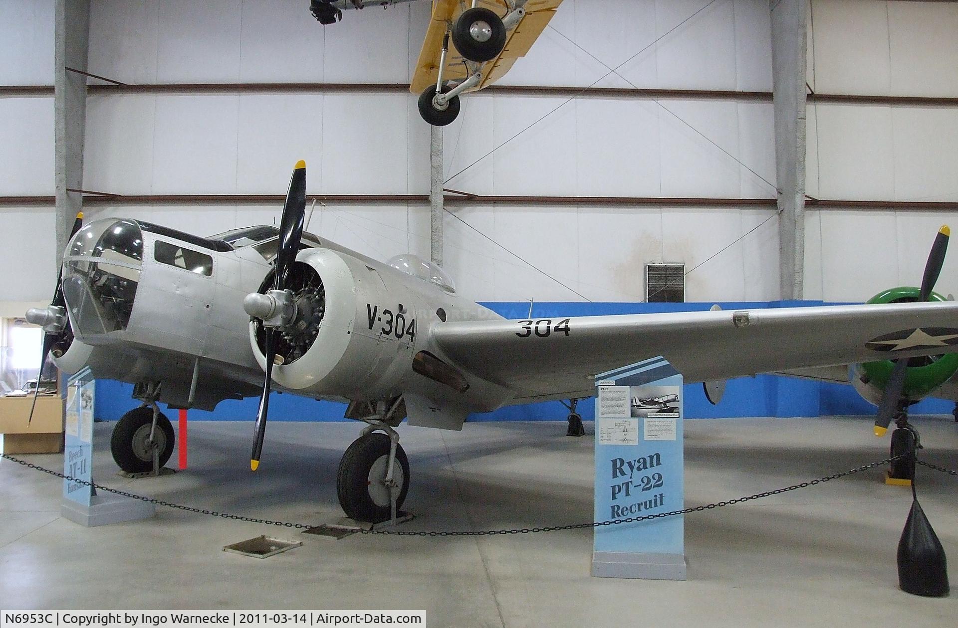 N6953C, Beech AT-11 Kansan C/N 1003, Beechcraft AT-11 Kansan at the Pima Air & Space Museum, Tucson AZ