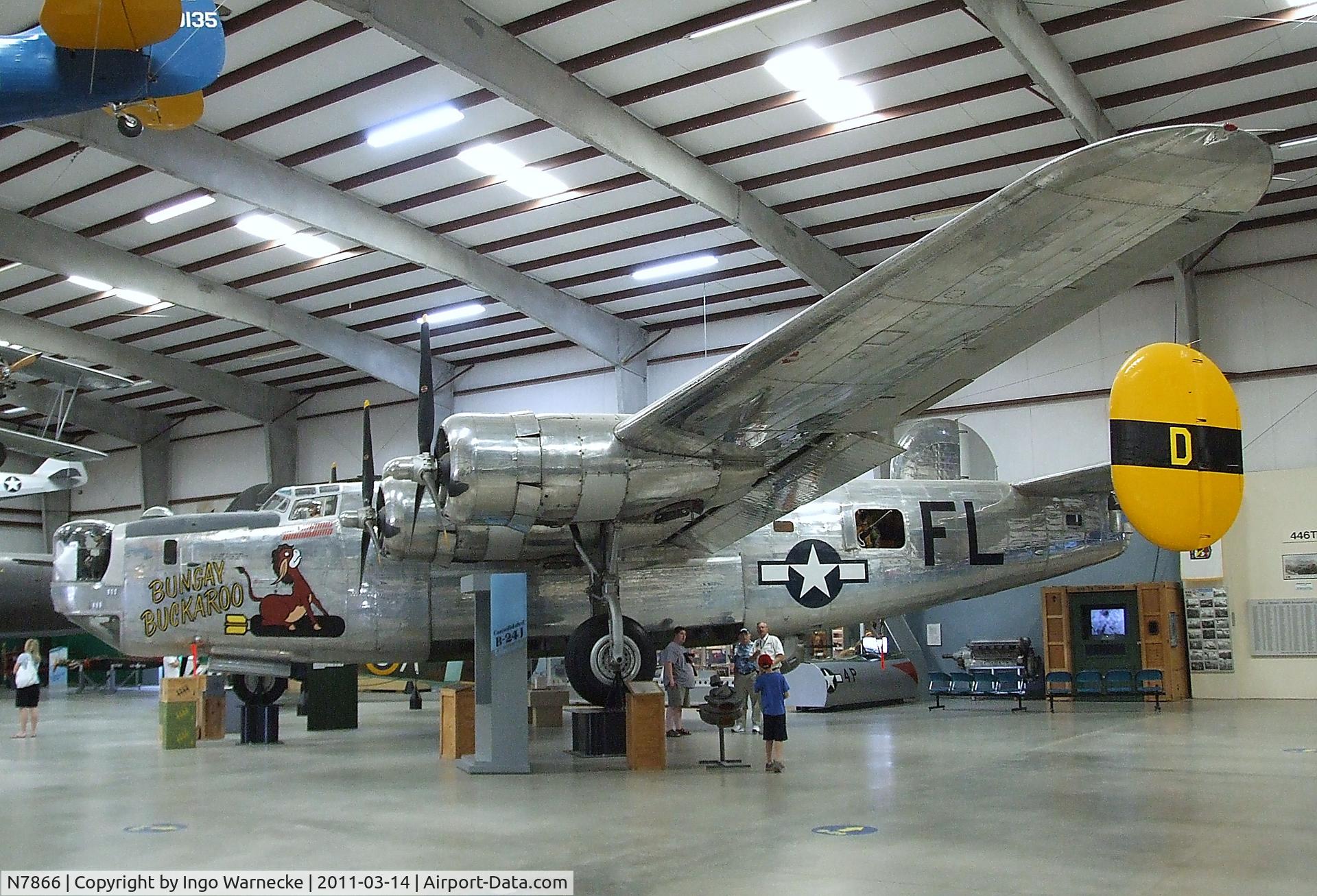 N7866, Convair B-24J C/N 44-44175, Consolidated B-24J Liberator at the Pima Air & Space Museum, Tucson AZ