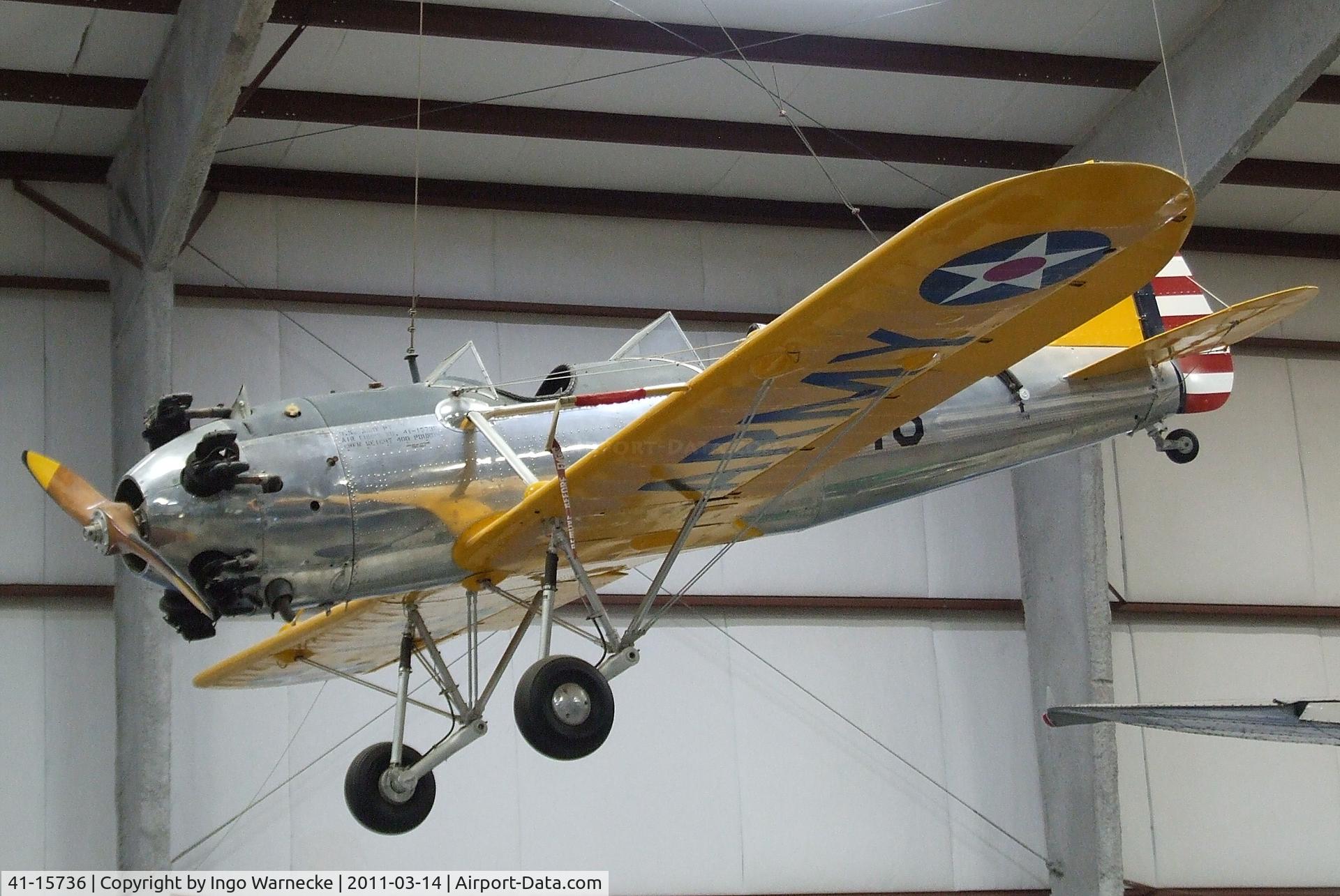 41-15736, 1941 Ryan PT-22 Recruit (ST3KR) C/N 1765, Ryan ST3KR (PT-22 Recruit) at the Pima Air & Space Museum, Tucson AZ