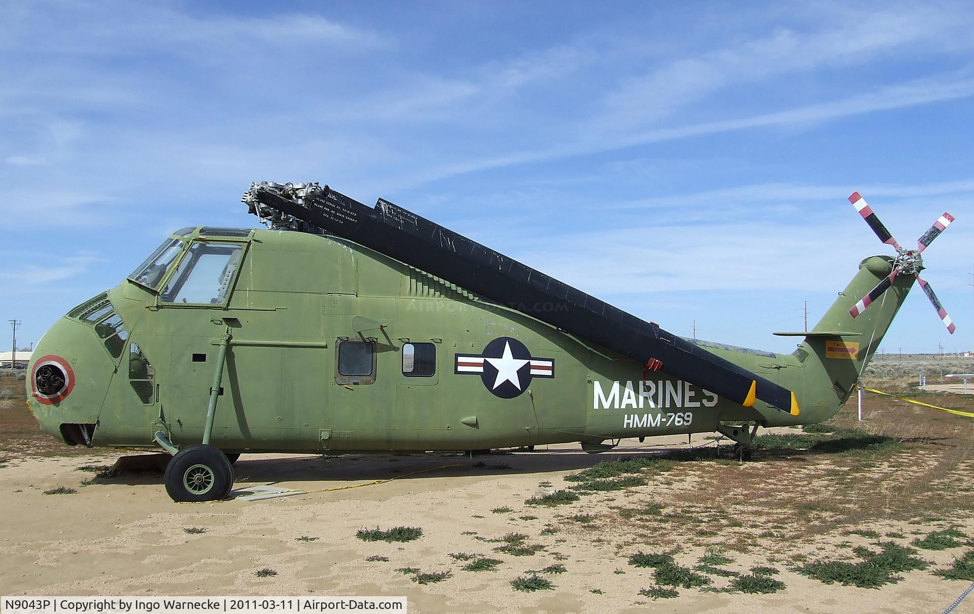 N9043P, 1955 Sikorsky S-58B C/N 137856, Sikorsky S-58B / SH-34G Seabat / HSS-1 at the Air Force Flight Test Center Museum, Edwards AFB CA