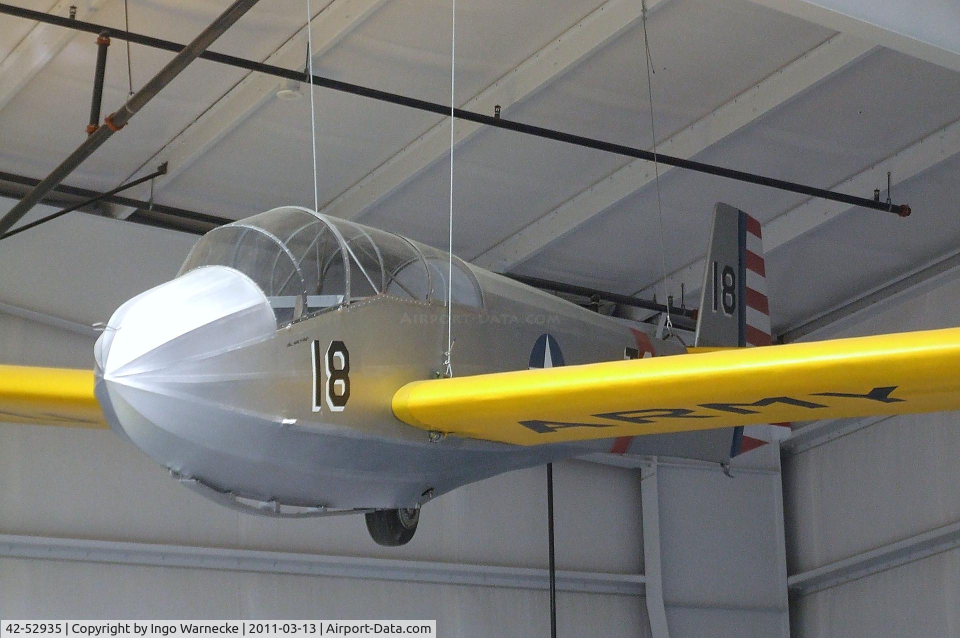 42-52935, Schweizer TG-3A C/N 15, Schweizer TG-3A at the CAF Arizona Wing Museum, Mesa AZ