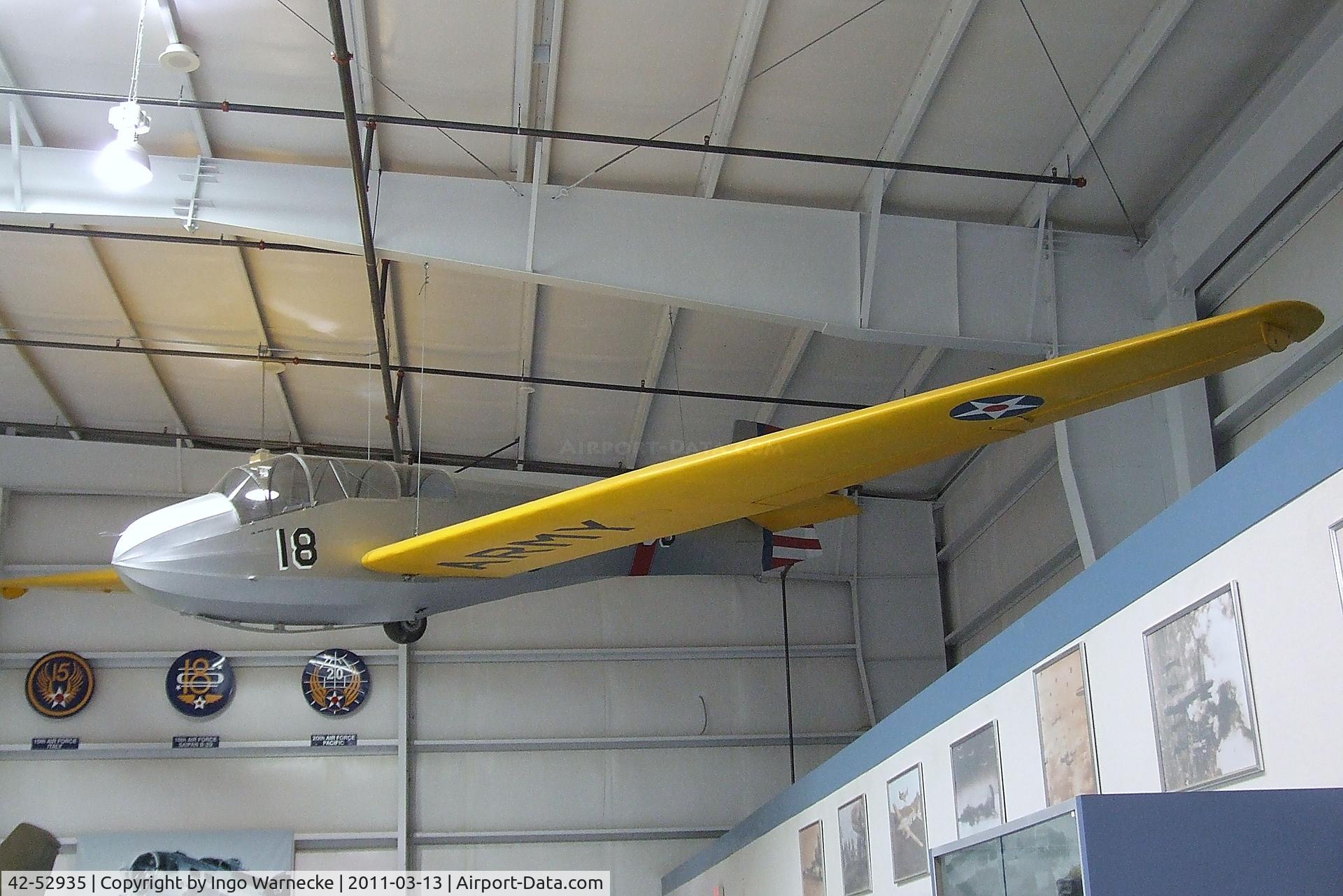 42-52935, Schweizer TG-3A C/N 15, Schweizer TG-3A at the CAF Arizona Wing Museum, Mesa AZ