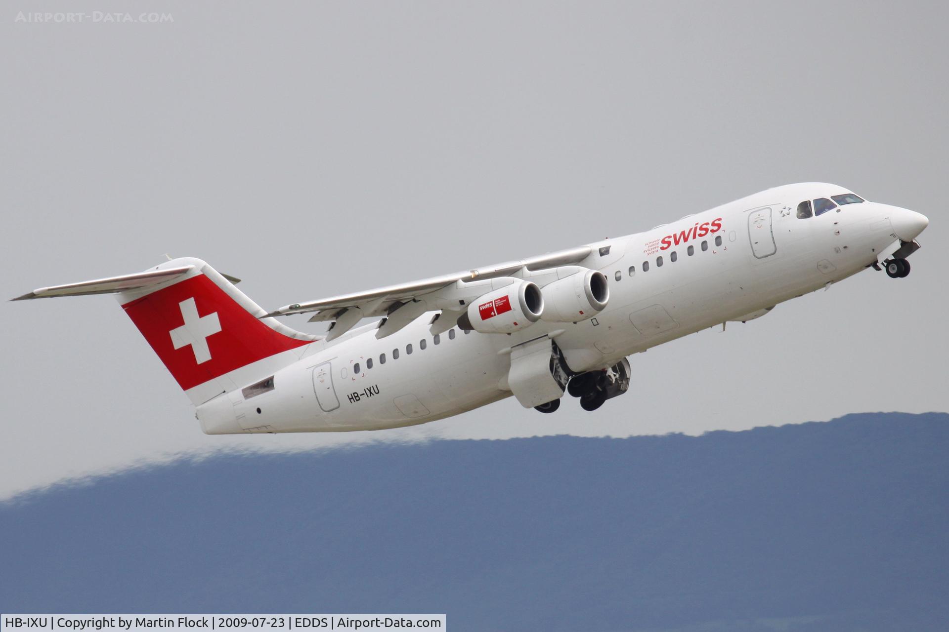 HB-IXU, 1995 British Aerospace Avro 146-RJ100 C/N E3276, .....