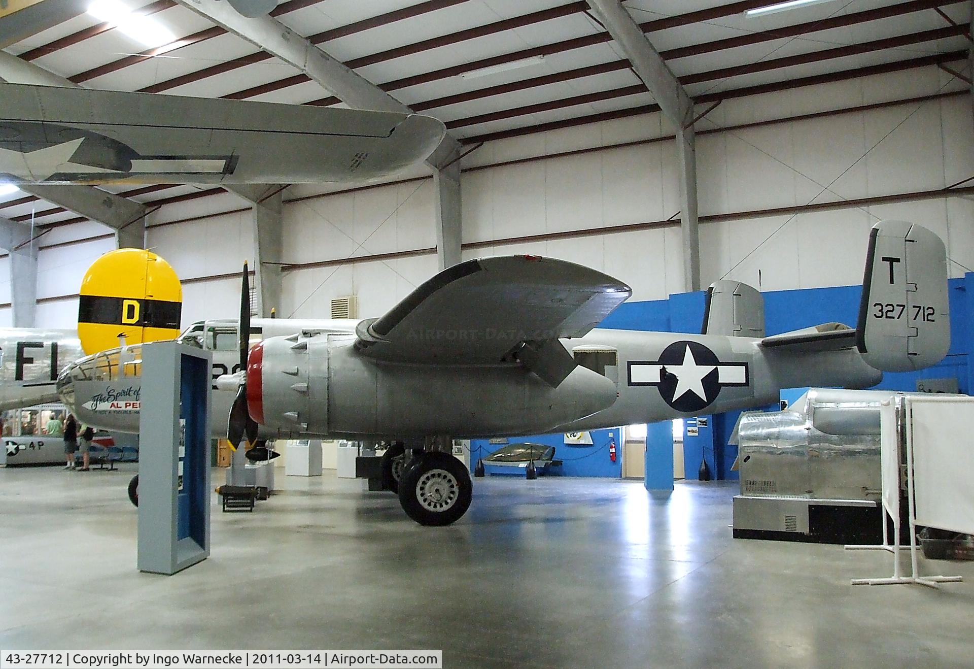 43-27712, North American TB-25N Mitchell C/N 108-34725, North American TB-25N Mitchell at the Pima Air & Space Museum, Tucson AZ