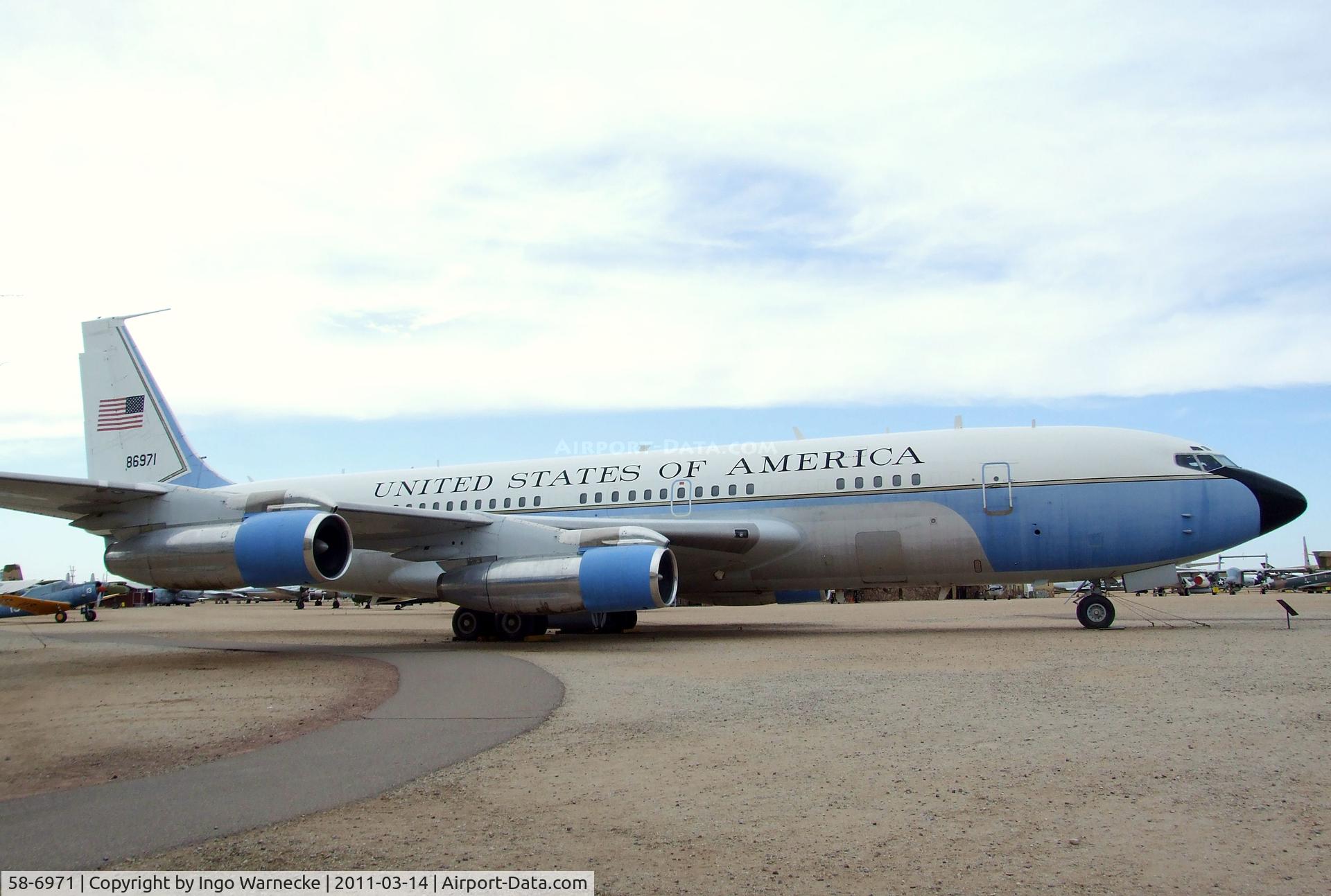58-6971, 1959 Boeing VC-137B C/N 17926/40, Boeing VC-137B at the Pima Air & Space Museum, Tucson AZ