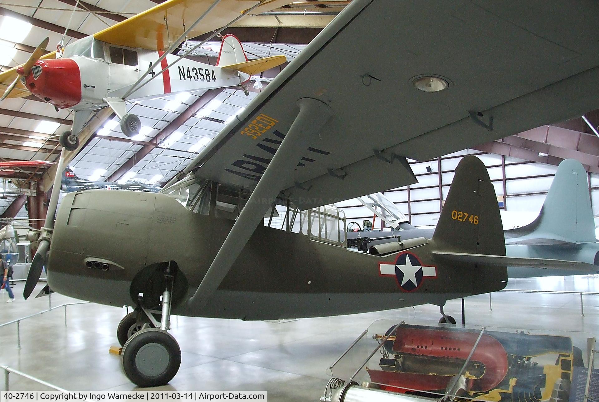 40-2746, 1940 Curtiss-Wright O-52 Owl C/N 14279, Curtiss O-52 Owl at the Pima Air & Space Museum, Tucson AZ