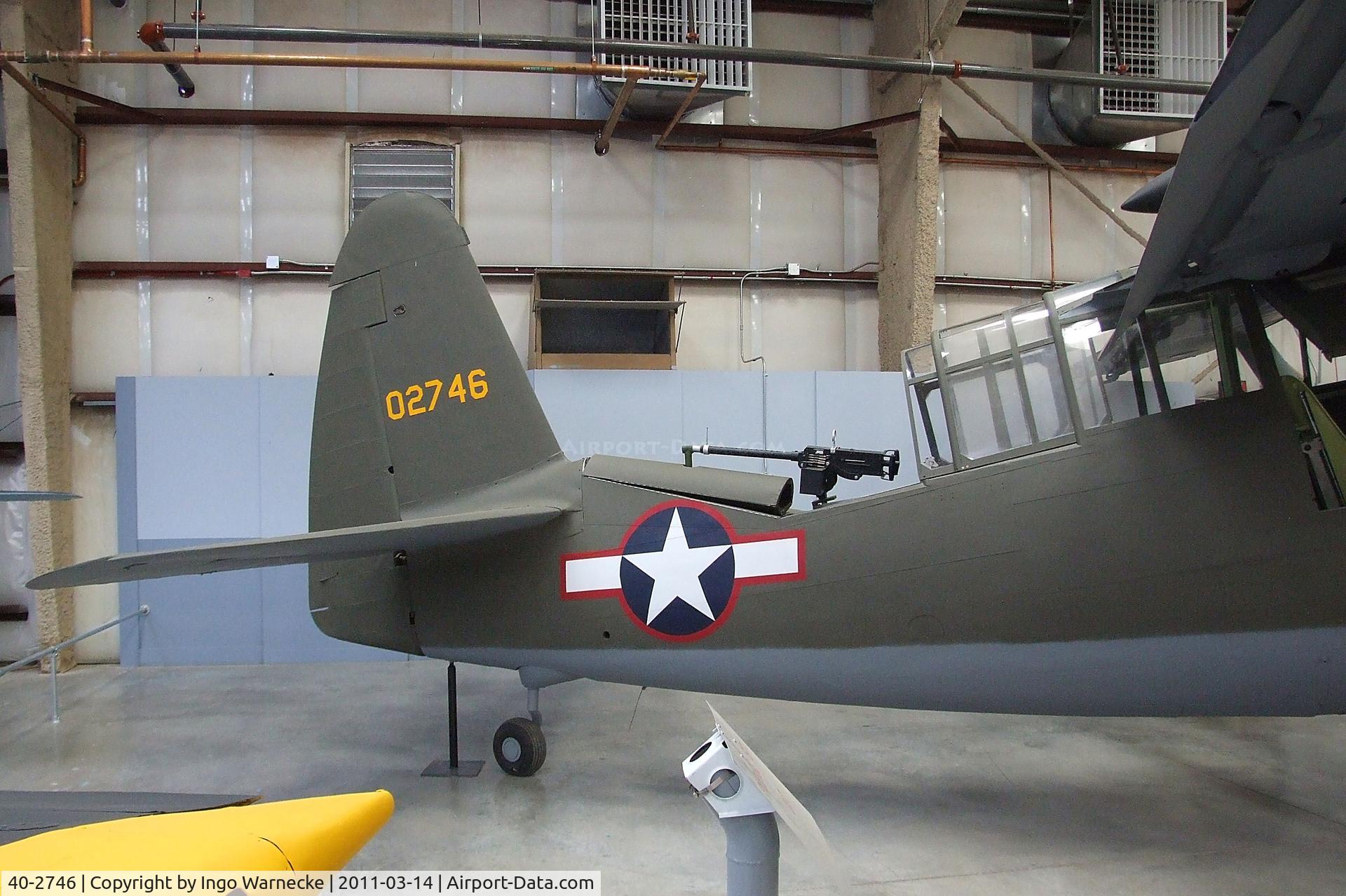 40-2746, 1940 Curtiss-Wright O-52 Owl C/N 14279, Curtiss O-52 Owl at the Pima Air & Space Museum, Tucson AZ