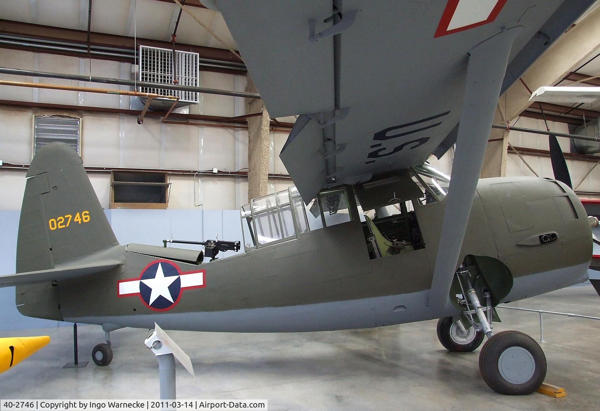 40-2746, 1940 Curtiss-Wright O-52 Owl C/N 14279, Curtiss O-52 Owl at the Pima Air & Space Museum, Tucson AZ