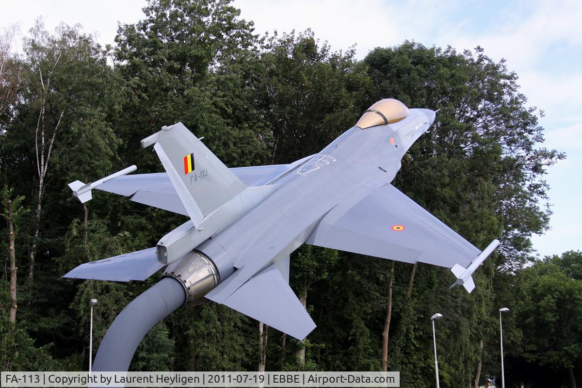 FA-113, 1989 SABCA F-16AM Fighting Falcon C/N 6H-113, Gateguard at Beauvechain Airbase