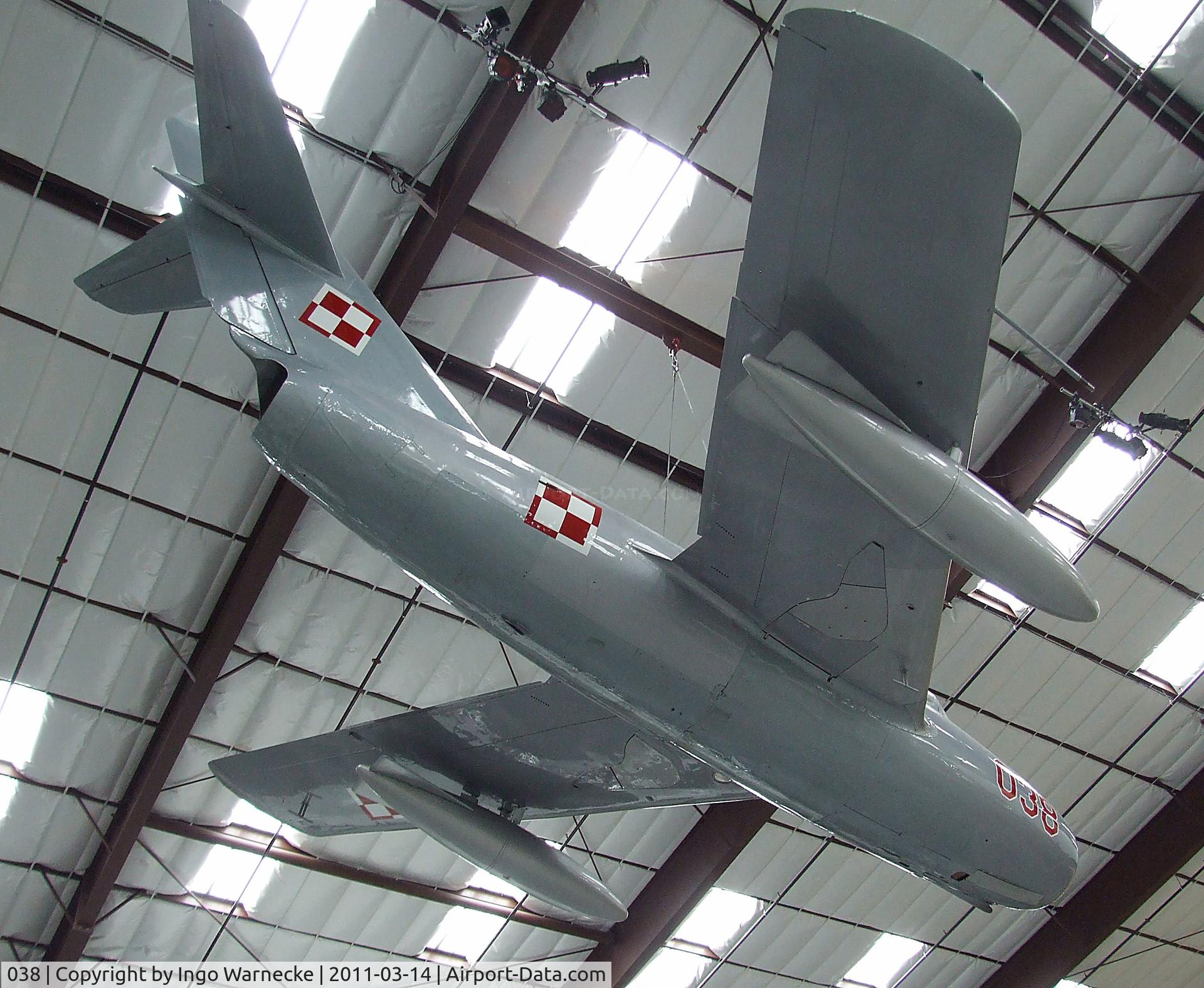 038, Mikoyan-Gurevich MiG-15UTI C/N 1A06038, Mikoyan i Gurevich MiG-15UTI MIDGET at the Pima Air & Space Museum, Tucson AZ