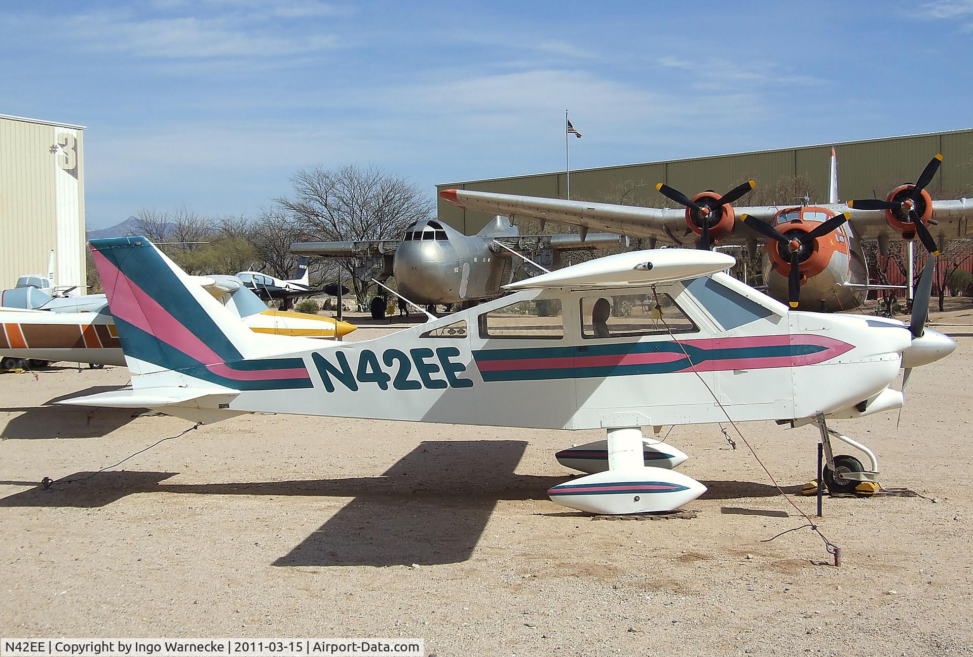 N42EE, Bede BD-4 C/N 382, Bede (Hartman / Wright) BD-4 at the Pima Air & Space Museum, Tucson AZ