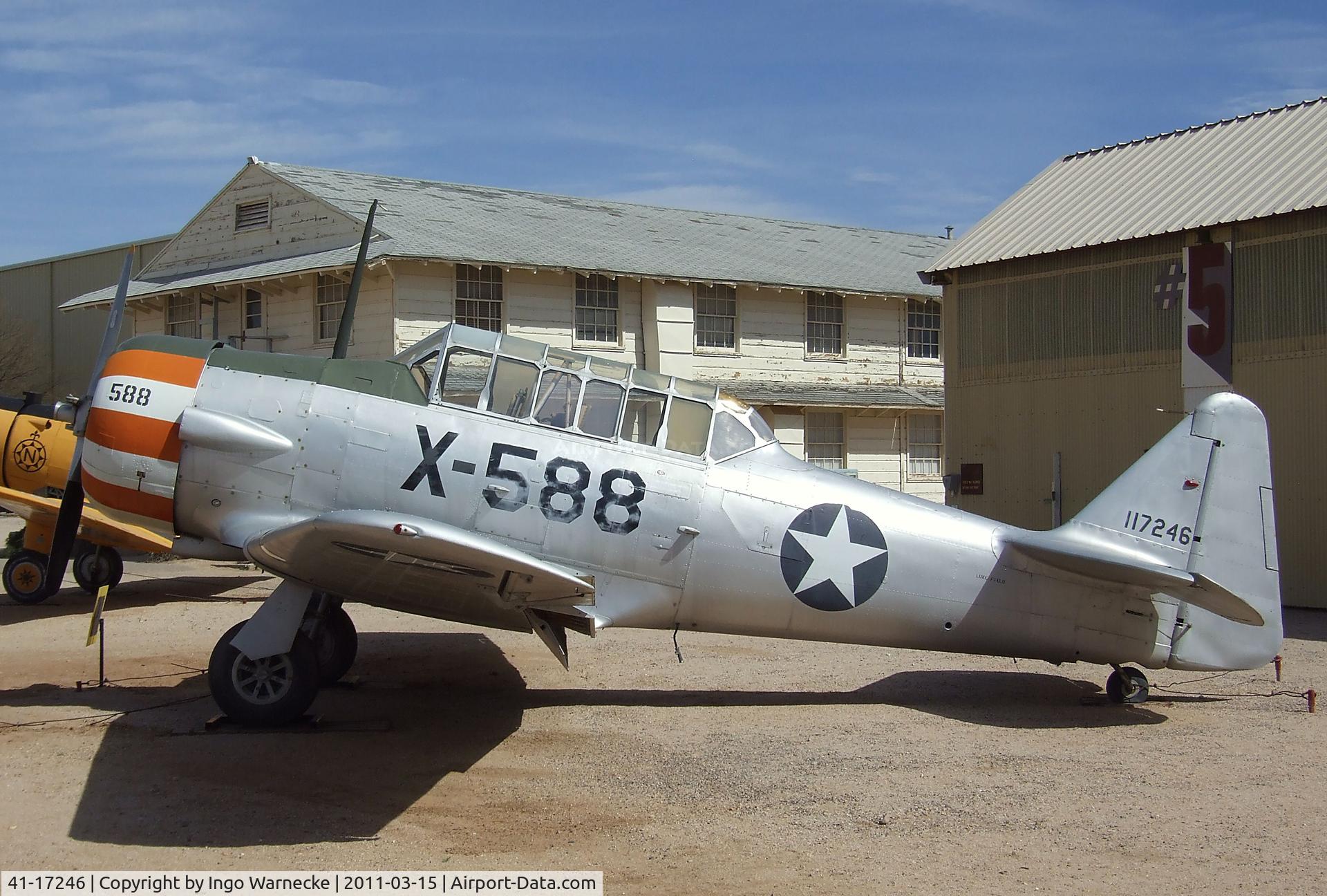 41-17246, 1949 North American T-6G Texan C/N 168-12, North American AT-6G Texan at the Pima Air & Space Museum, Tucson AZ