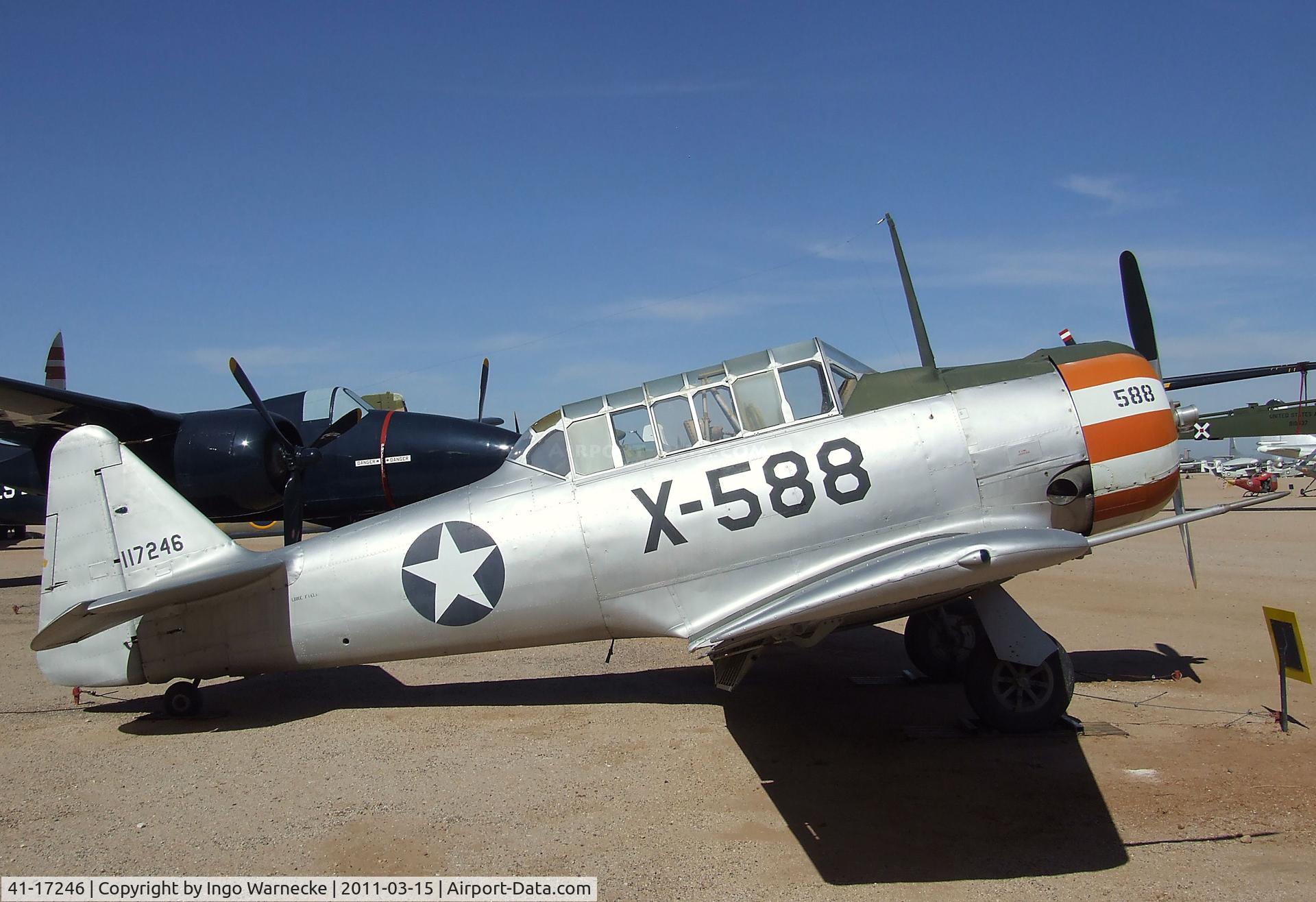 41-17246, 1949 North American T-6G Texan C/N 168-12, North American AT-6G Texan at the Pima Air & Space Museum, Tucson AZ