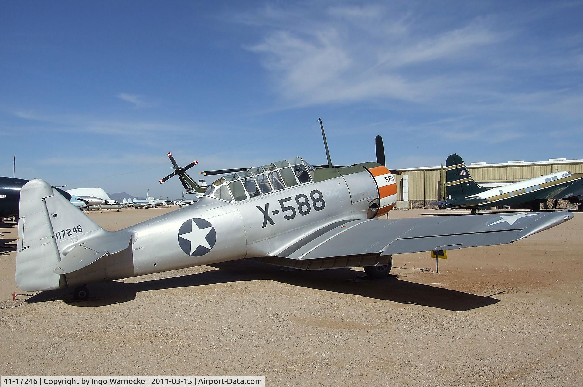 41-17246, 1949 North American T-6G Texan C/N 168-12, North American AT-6G Texan at the Pima Air & Space Museum, Tucson AZ