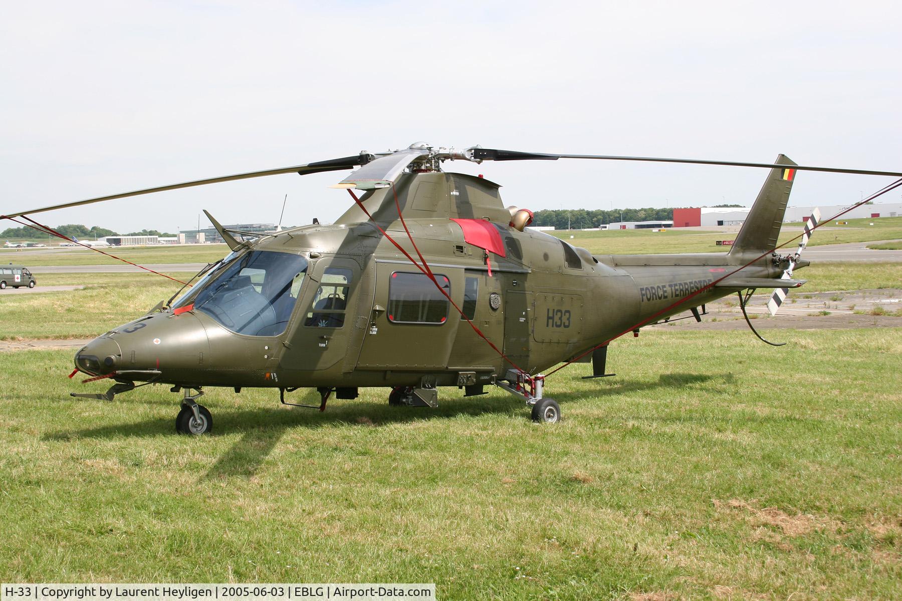 H-33, Agusta A-109BA C/N 0333, Helidays at Bierset Airbase, Liège, Belgilum