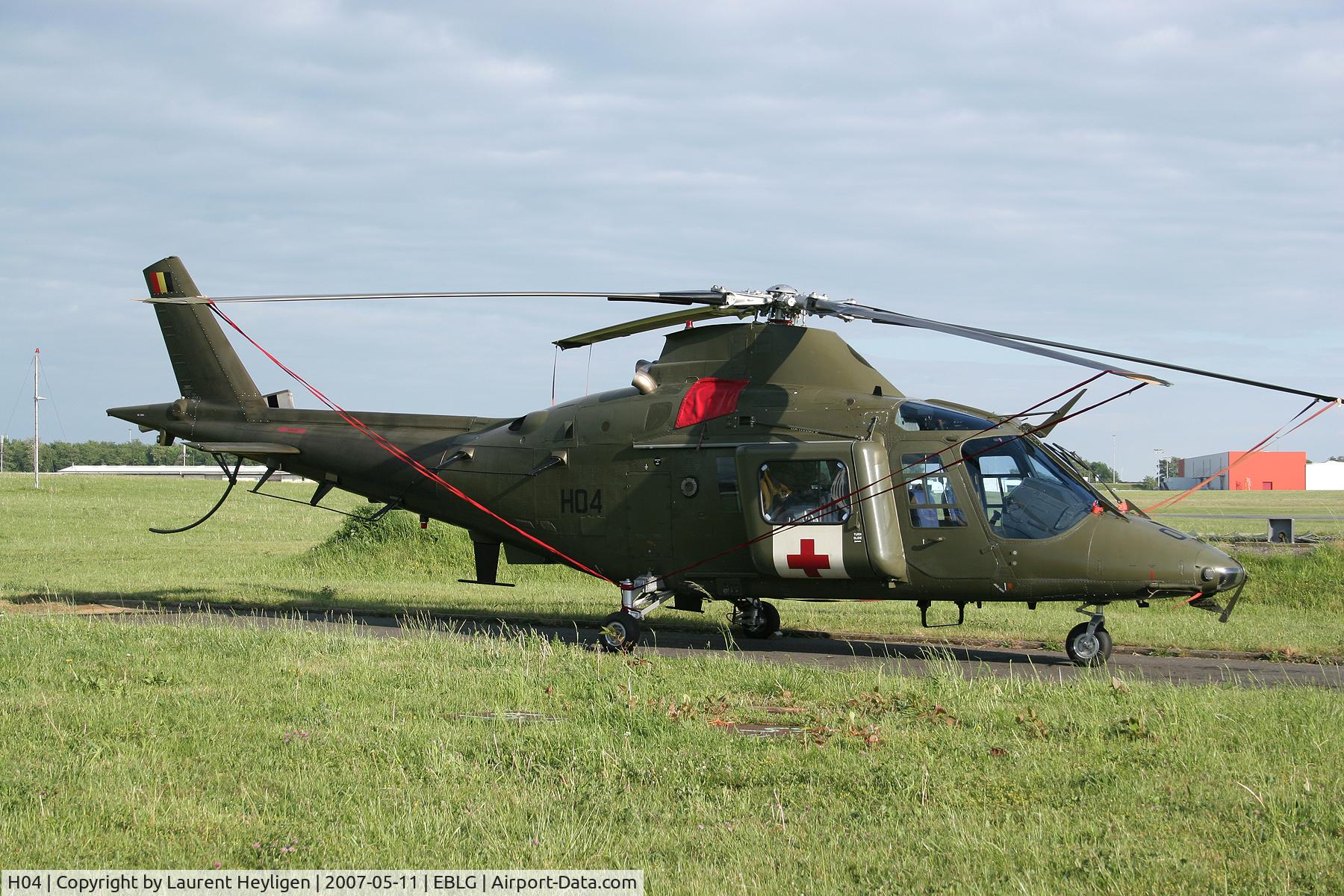 H04, 1992 Agusta A-109BA C/N 0304, Helidays Bierset