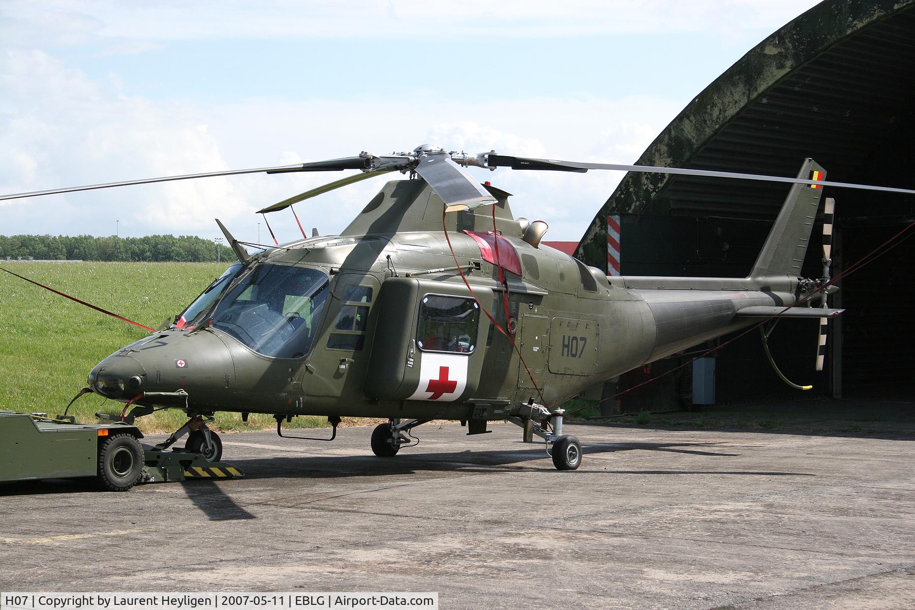H07, Agusta A-109BA C/N 0307, Helidays Bierset