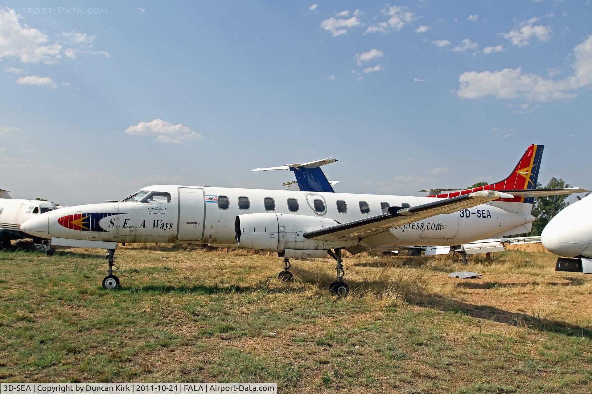 3D-SEA, Fairchild SA-227AC Metro III C/N AC-573, On the dump at Lanseria
