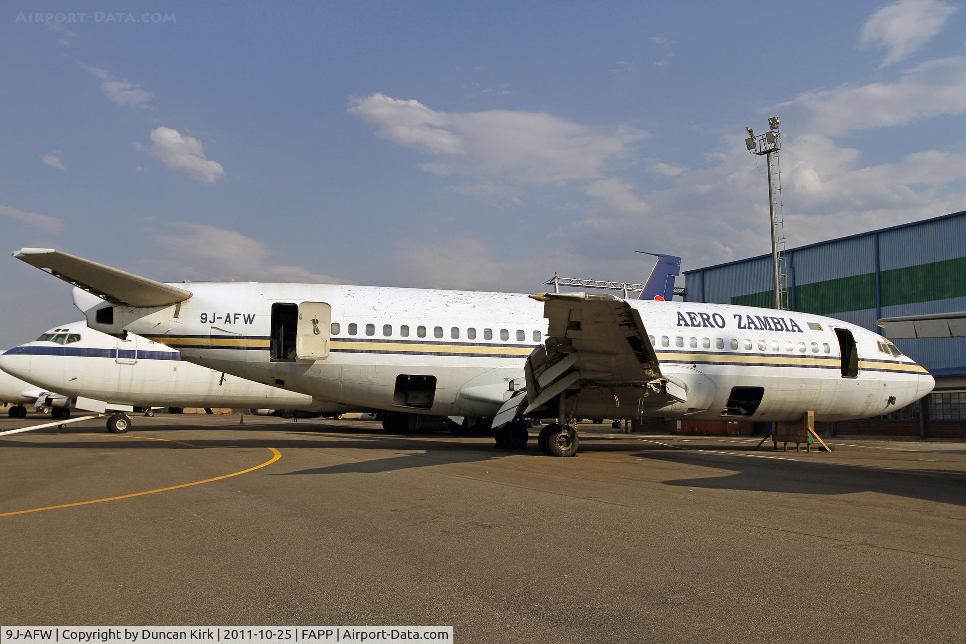 9J-AFW, 1968 Boeing 737-202C C/N 19426, Dumped at Polokwane International