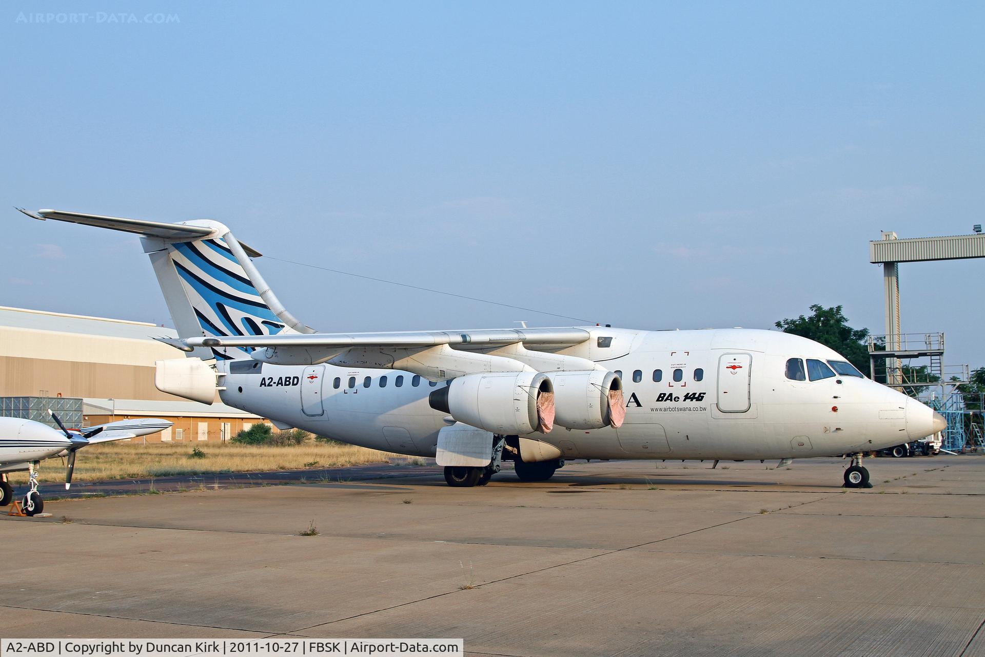 A2-ABD, 1989 British Aerospace BAe.146-100 C/N E1101, Nice evening shot