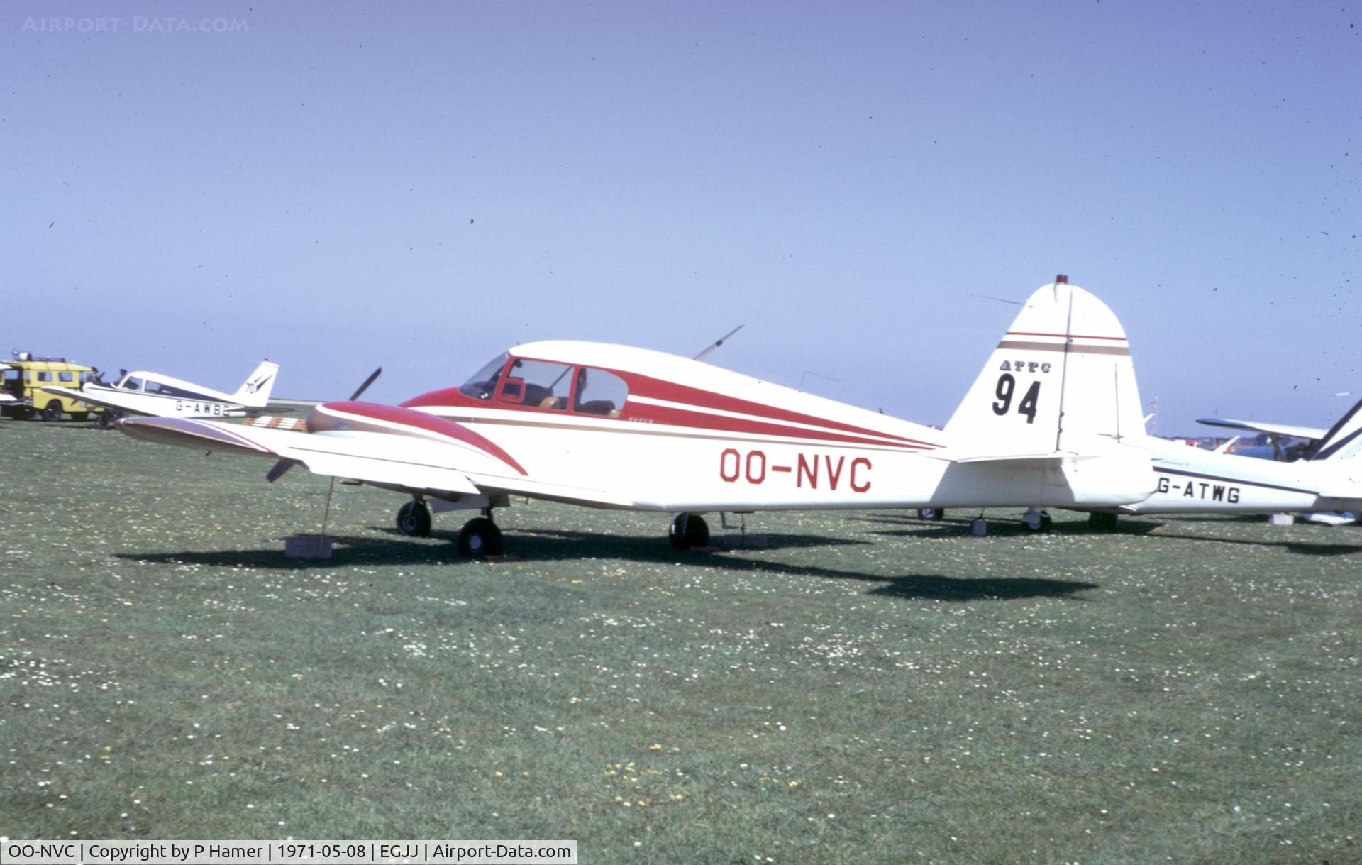 OO-NVC, 1956 Piper PA-23-160 Apache C/N 23-576, Jersey Air Rally 1971