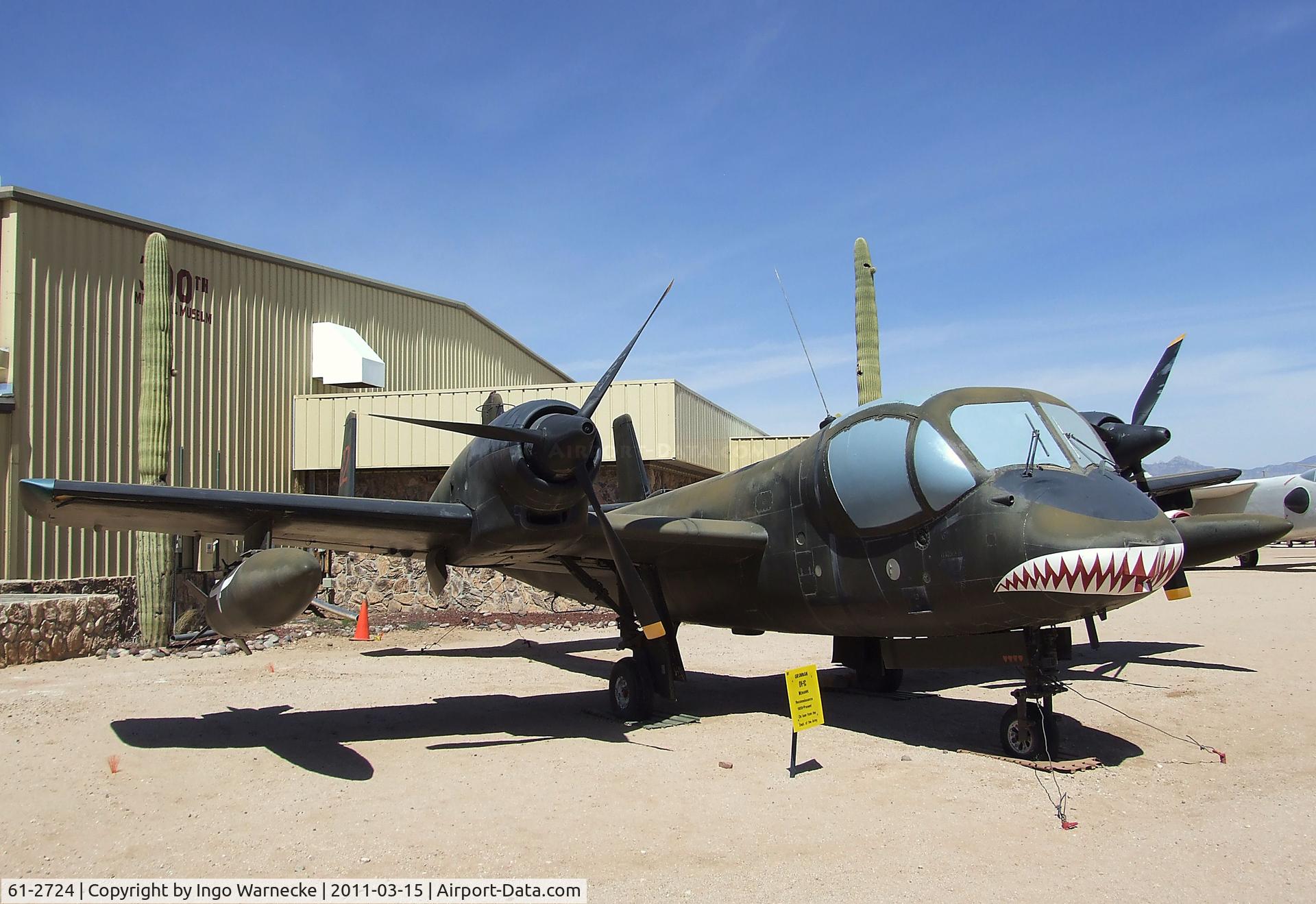 61-2724, 1961 Grumman OV-1C Mohawk C/N 67C, Grumman OV-1C Mohawk at the Pima Air & Space Museum, Tucson AZ