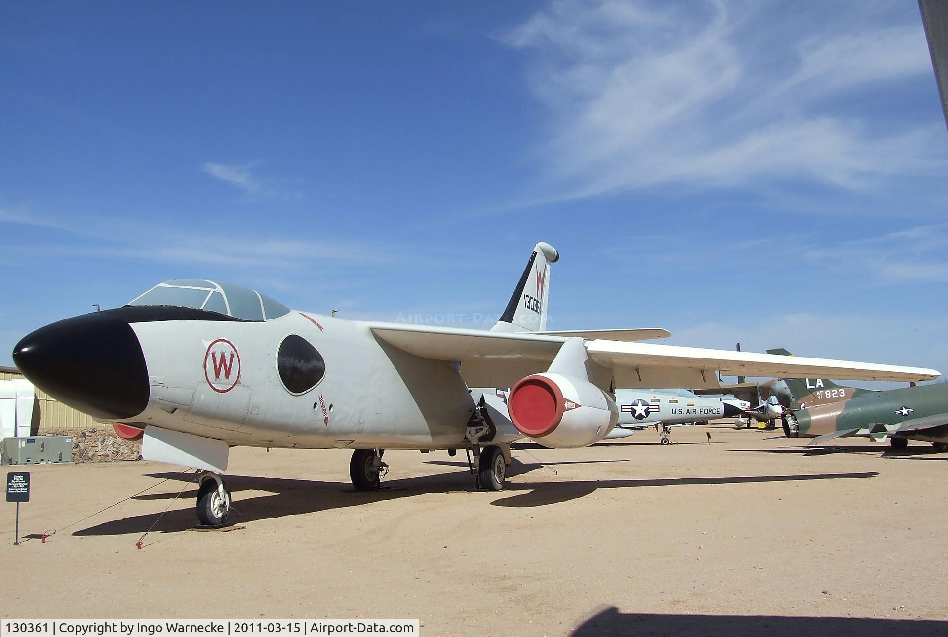 130361, Douglas YEA-3A Skywarrior C/N 9262, Douglas YEA-3A Skywarrior at the Pima Air & Space Museum, Tucson AZ