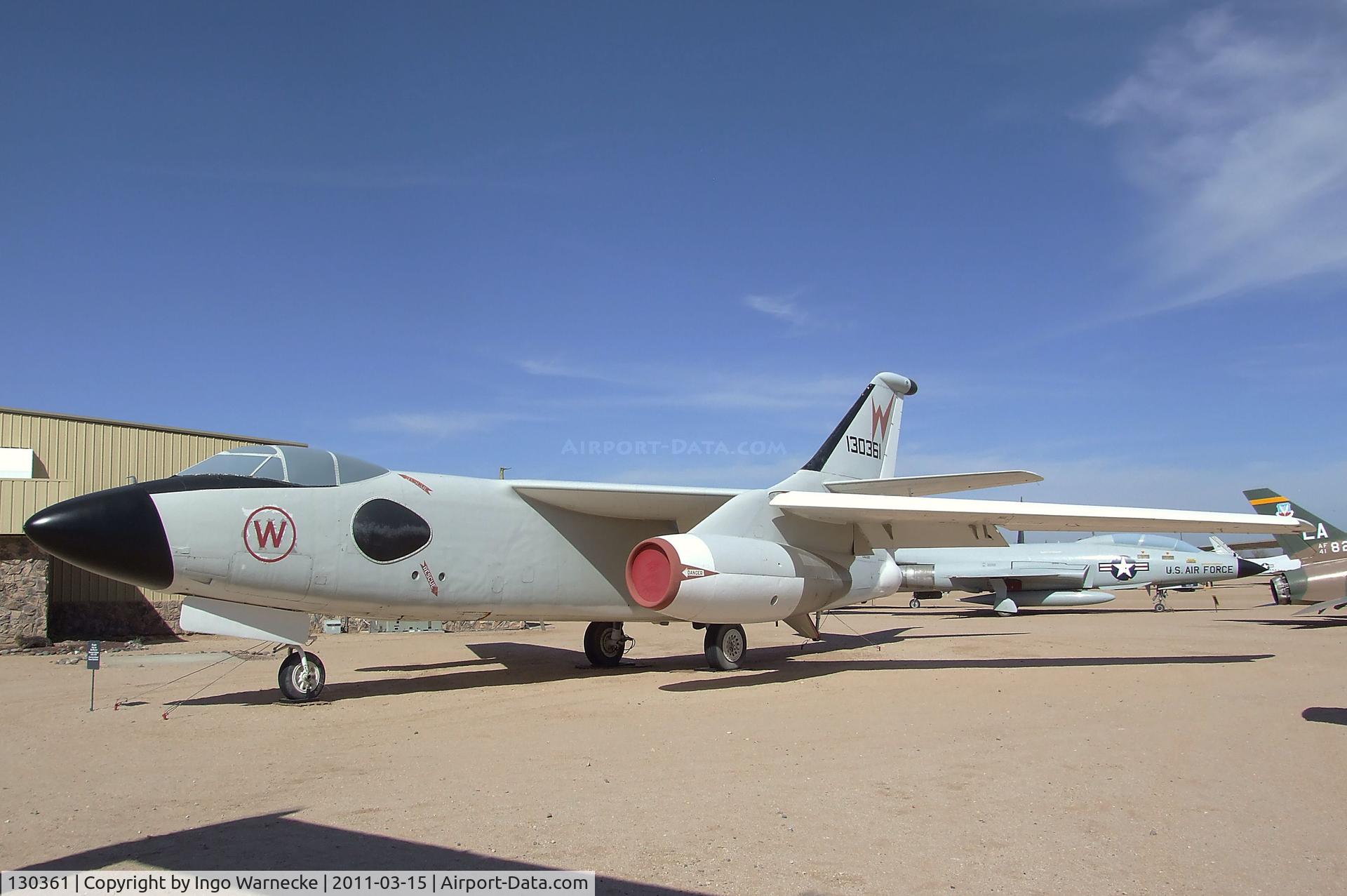 130361, Douglas YEA-3A Skywarrior C/N 9262, Douglas YEA-3A Skywarrior at the Pima Air & Space Museum, Tucson AZ