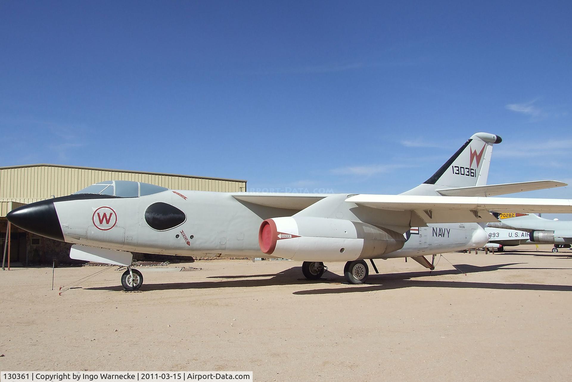 130361, Douglas YEA-3A Skywarrior C/N 9262, Douglas YEA-3A Skywarrior at the Pima Air & Space Museum, Tucson AZ