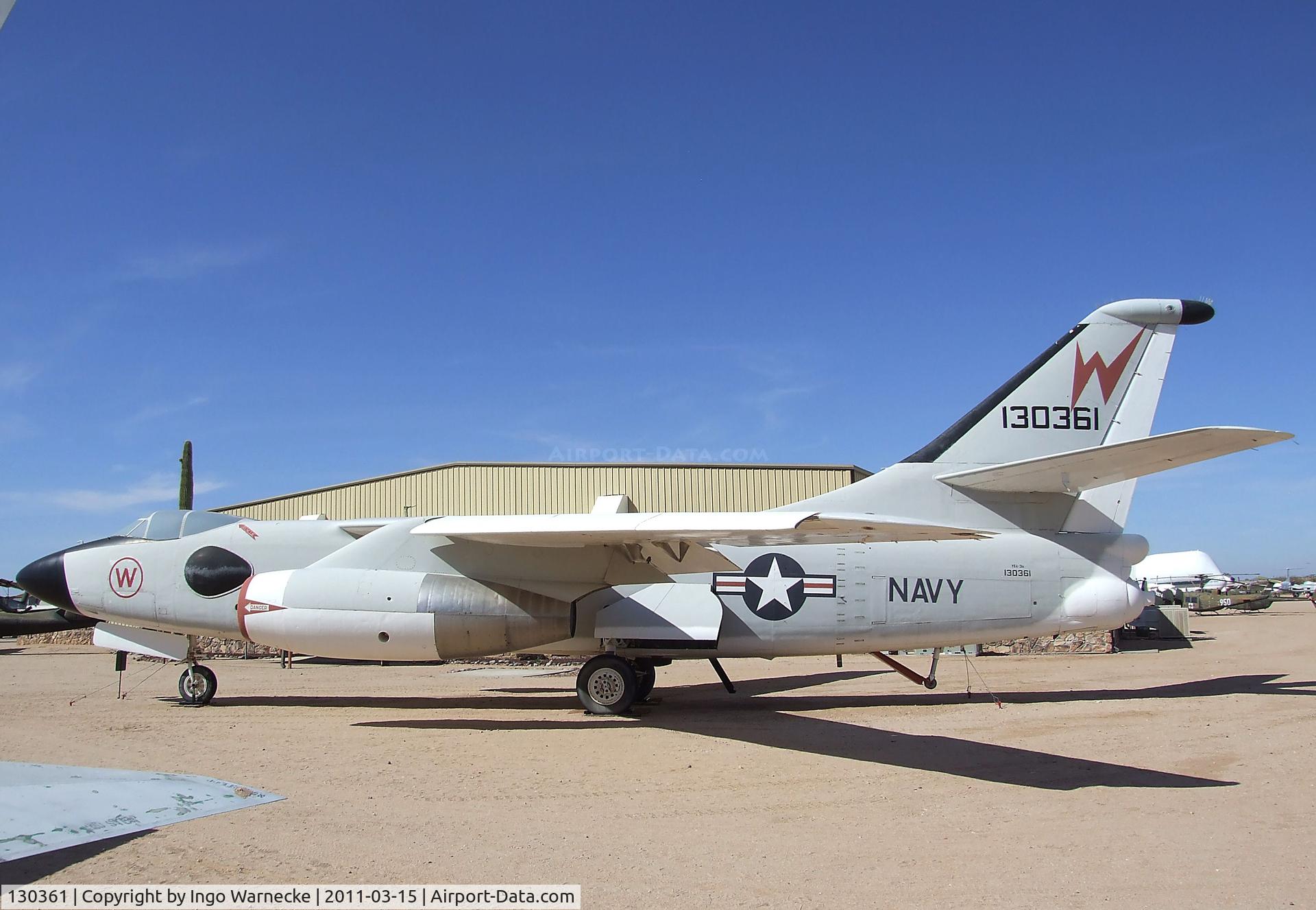 130361, Douglas YEA-3A Skywarrior C/N 9262, Douglas YEA-3A Skywarrior at the Pima Air & Space Museum, Tucson AZ