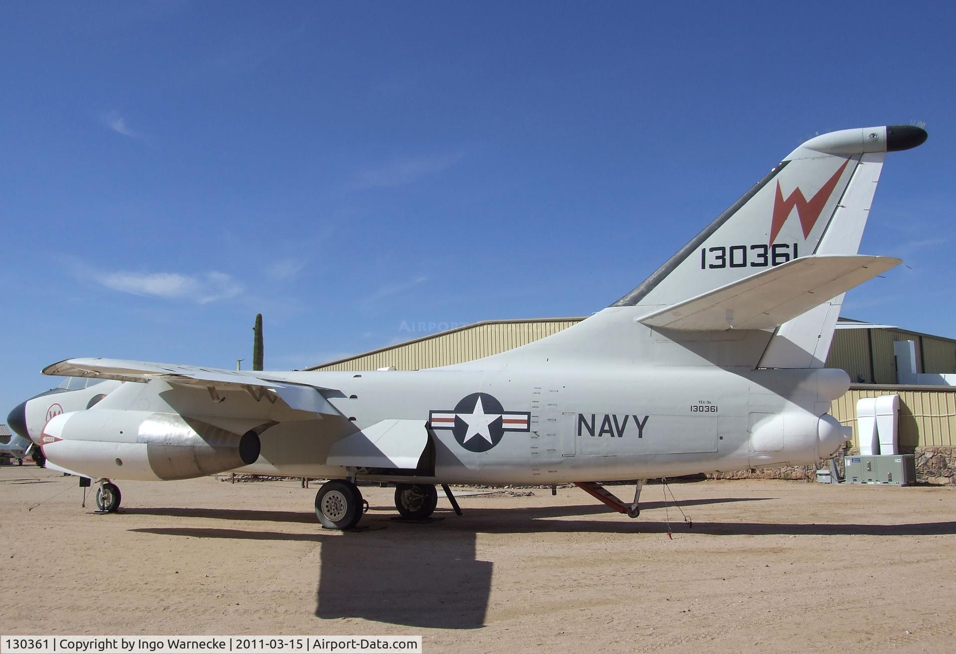 130361, Douglas YEA-3A Skywarrior C/N 9262, Douglas YEA-3A Skywarrior at the Pima Air & Space Museum, Tucson AZ
