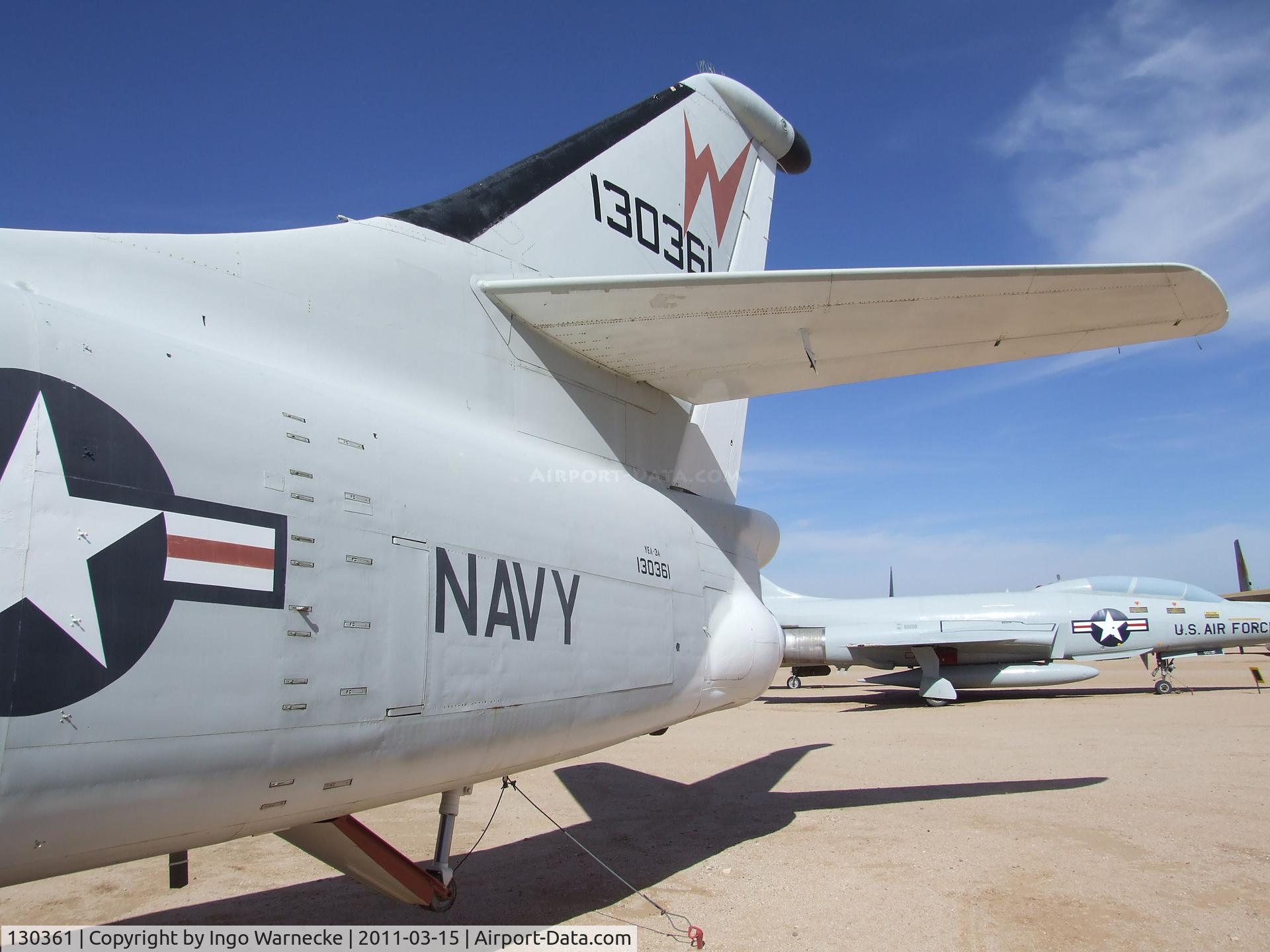 130361, Douglas YEA-3A Skywarrior C/N 9262, Douglas YEA-3A Skywarrior at the Pima Air & Space Museum, Tucson AZ