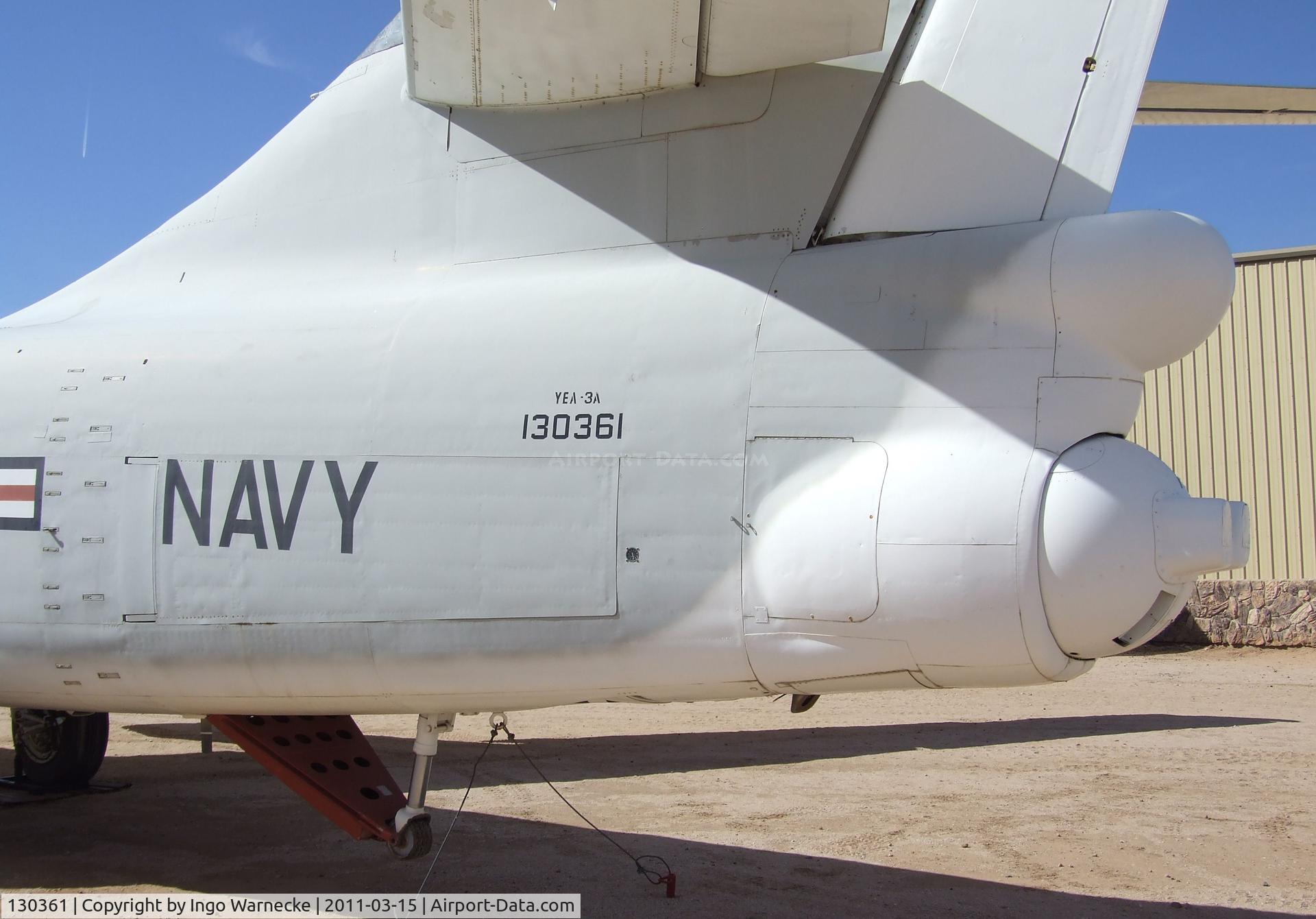 130361, Douglas YEA-3A Skywarrior C/N 9262, Douglas YEA-3A Skywarrior at the Pima Air & Space Museum, Tucson AZ