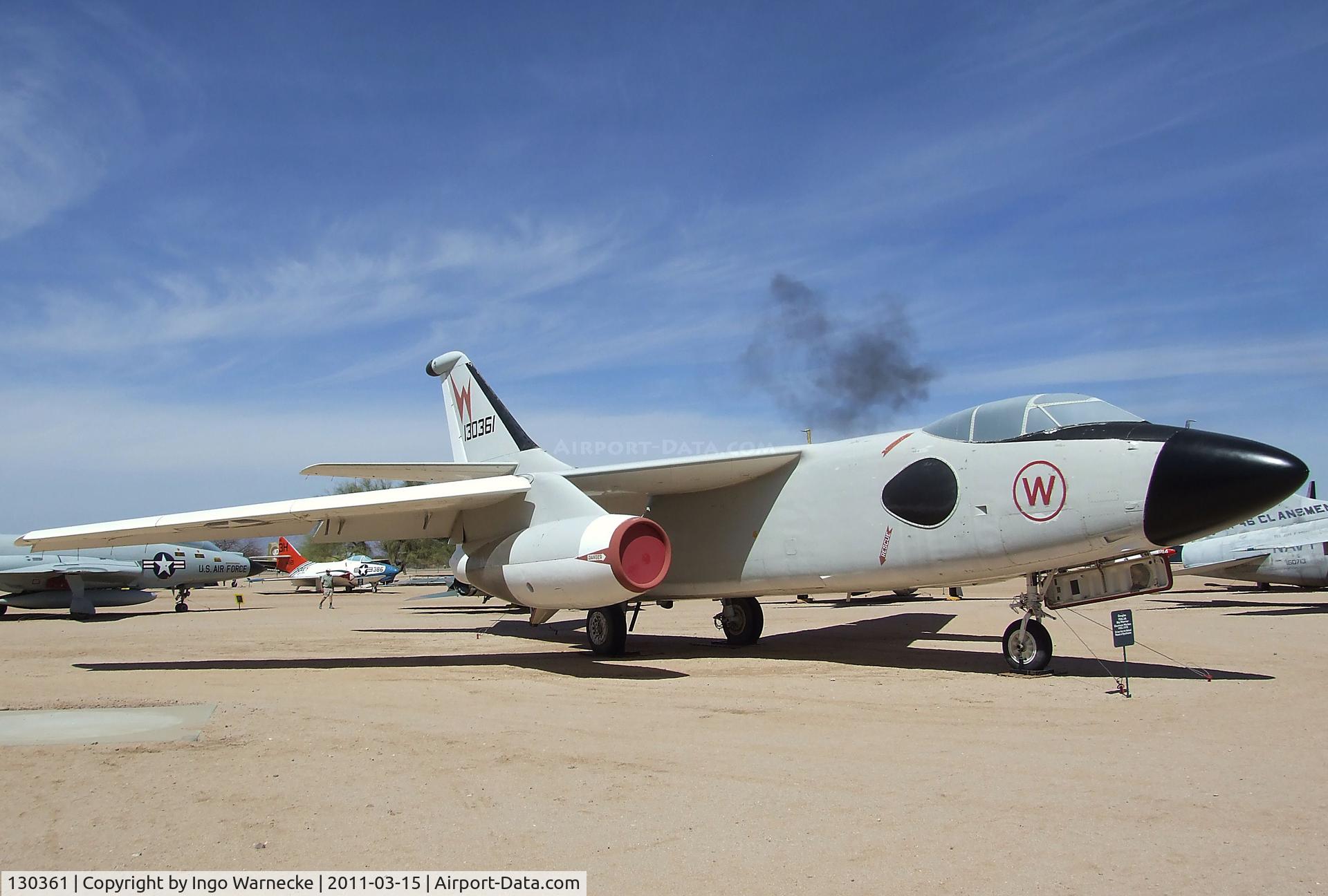 130361, Douglas YEA-3A Skywarrior C/N 9262, Douglas YEA-3A Skywarrior at the Pima Air & Space Museum, Tucson AZ