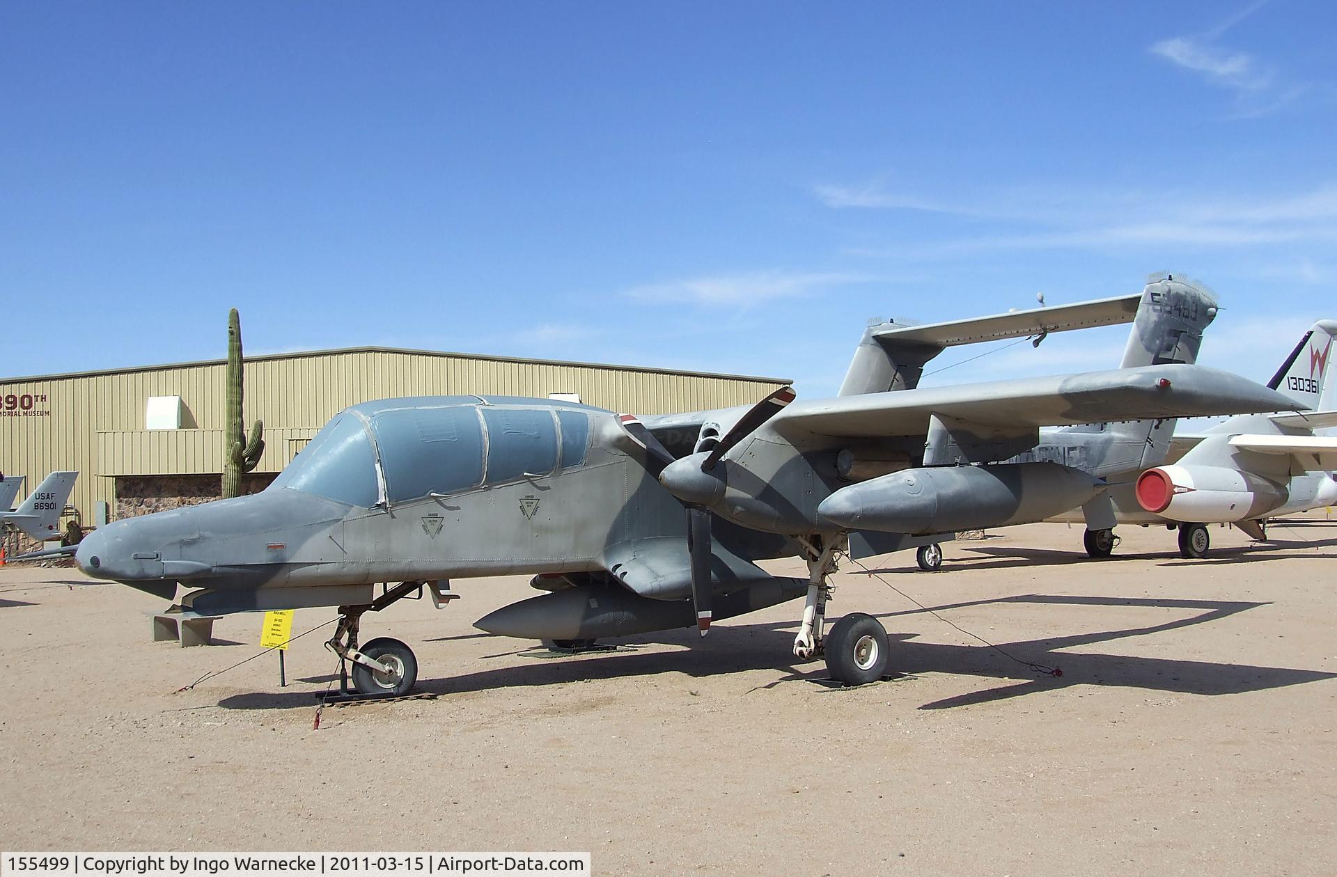 155499, North American Rockwell OV-10D Bronco C/N 305-110, North American OV-10D Bronco at the Pima Air & Space Museum, Tucson AZ