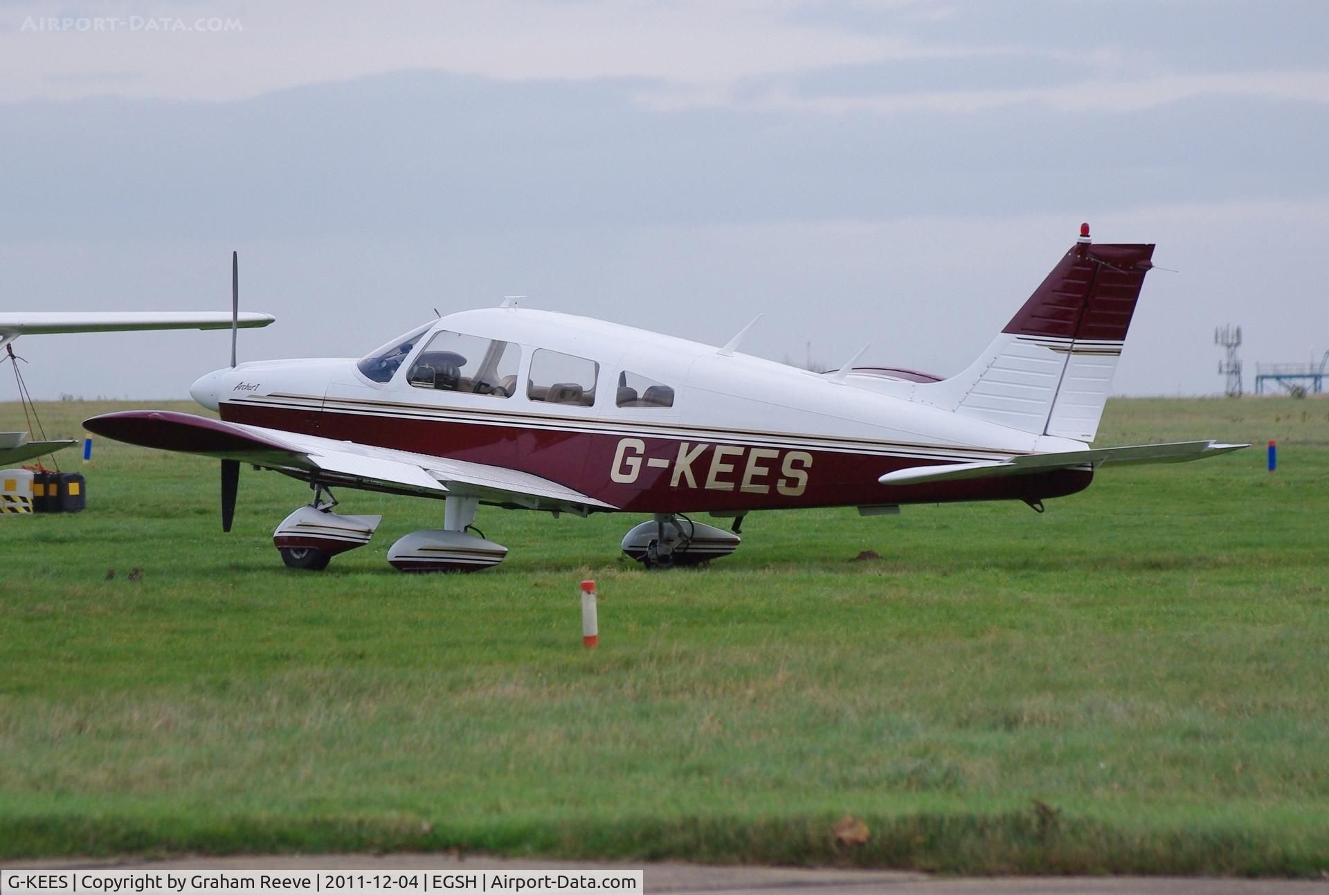 G-KEES, 1974 Piper PA-28-180 Cherokee C/N 28-7505025, Parked at Norwich.