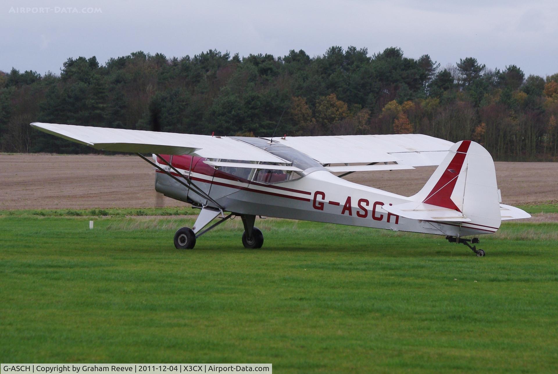 G-ASCH, 1962 Beagle A-61 Terrier 2 C/N B.619, At Northrepps.
