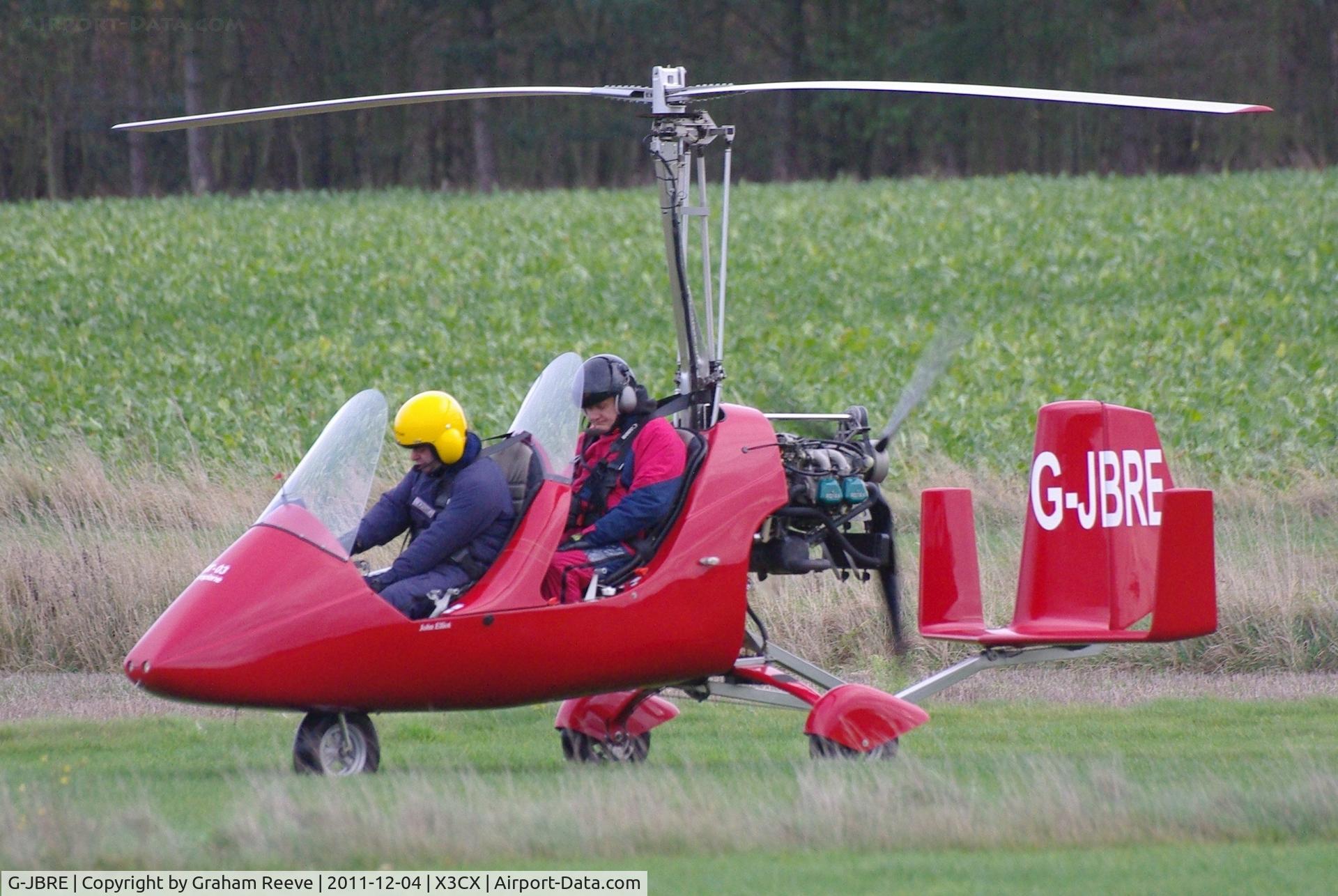 G-JBRE, 2007 Rotorsport UK MT-03 C/N RSUK/MT-03/016, About to depart.