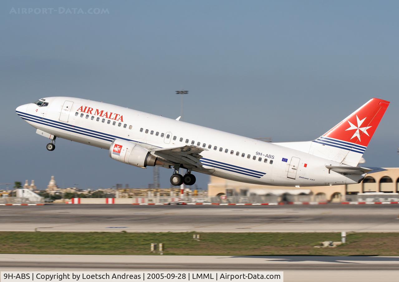 9H-ABS, 1993 Boeing 737-3Y5 C/N 25614/2467, take off
