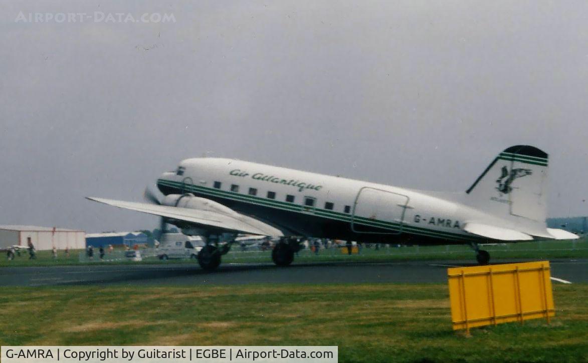G-AMRA, 1944 Douglas DC-3C (C-47B-15-DK) C/N 15290, Air Atlantique open day at Coventry in June 2002
