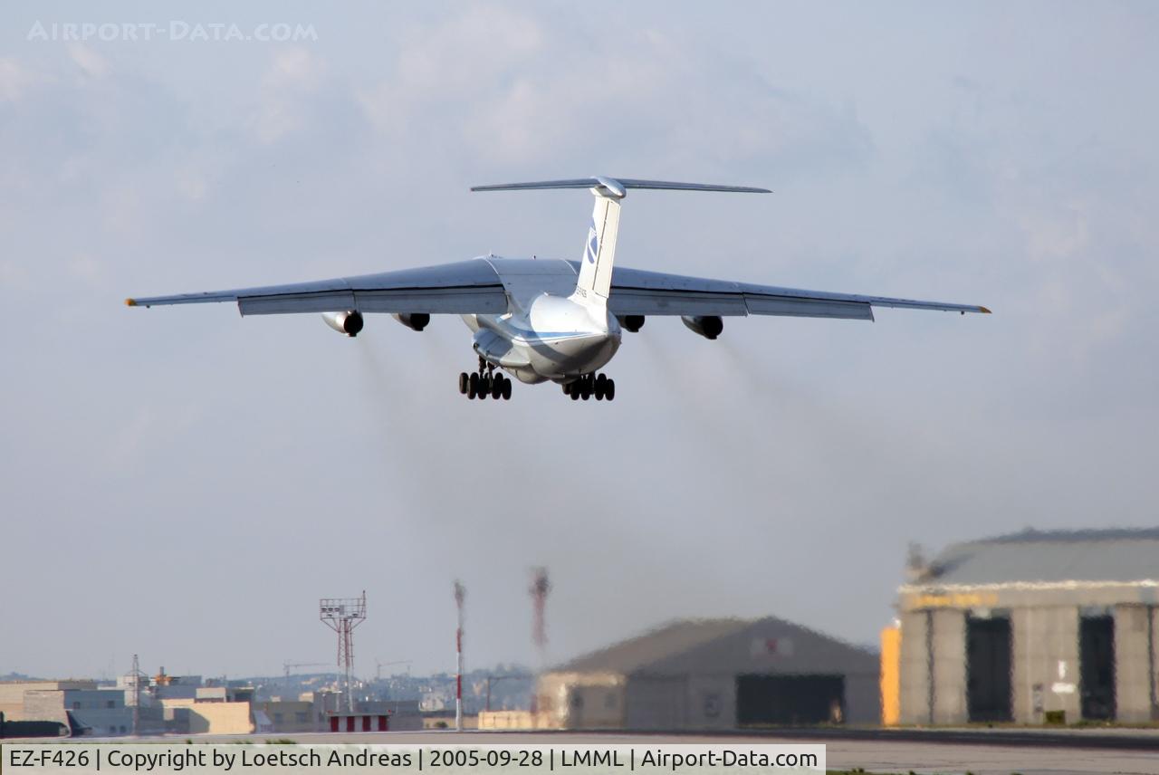 EZ-F426, Ilyushin Il-76TD C/N 1033418609, take off