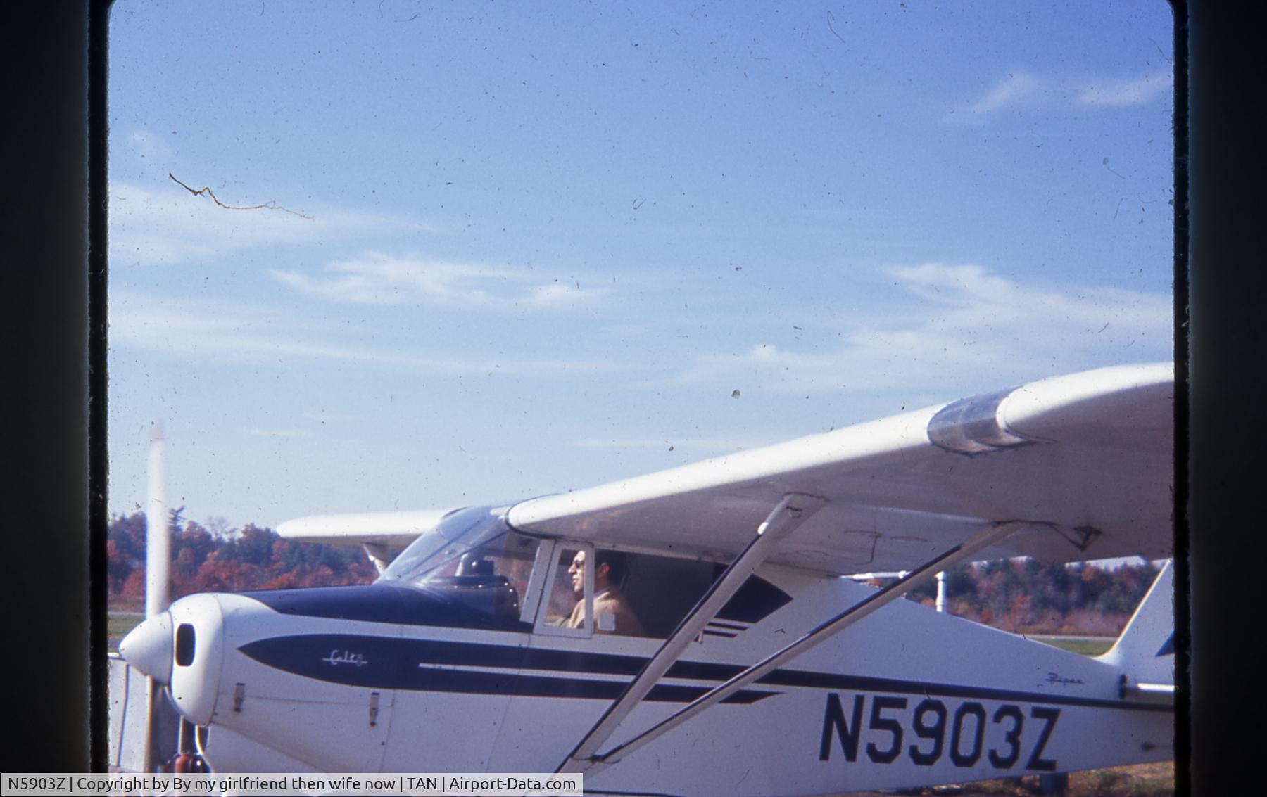 N5903Z, 1963 Piper PA-22-108 Colt C/N 22-9768, This is the plane I first solo in 1966 in Taunton MA.