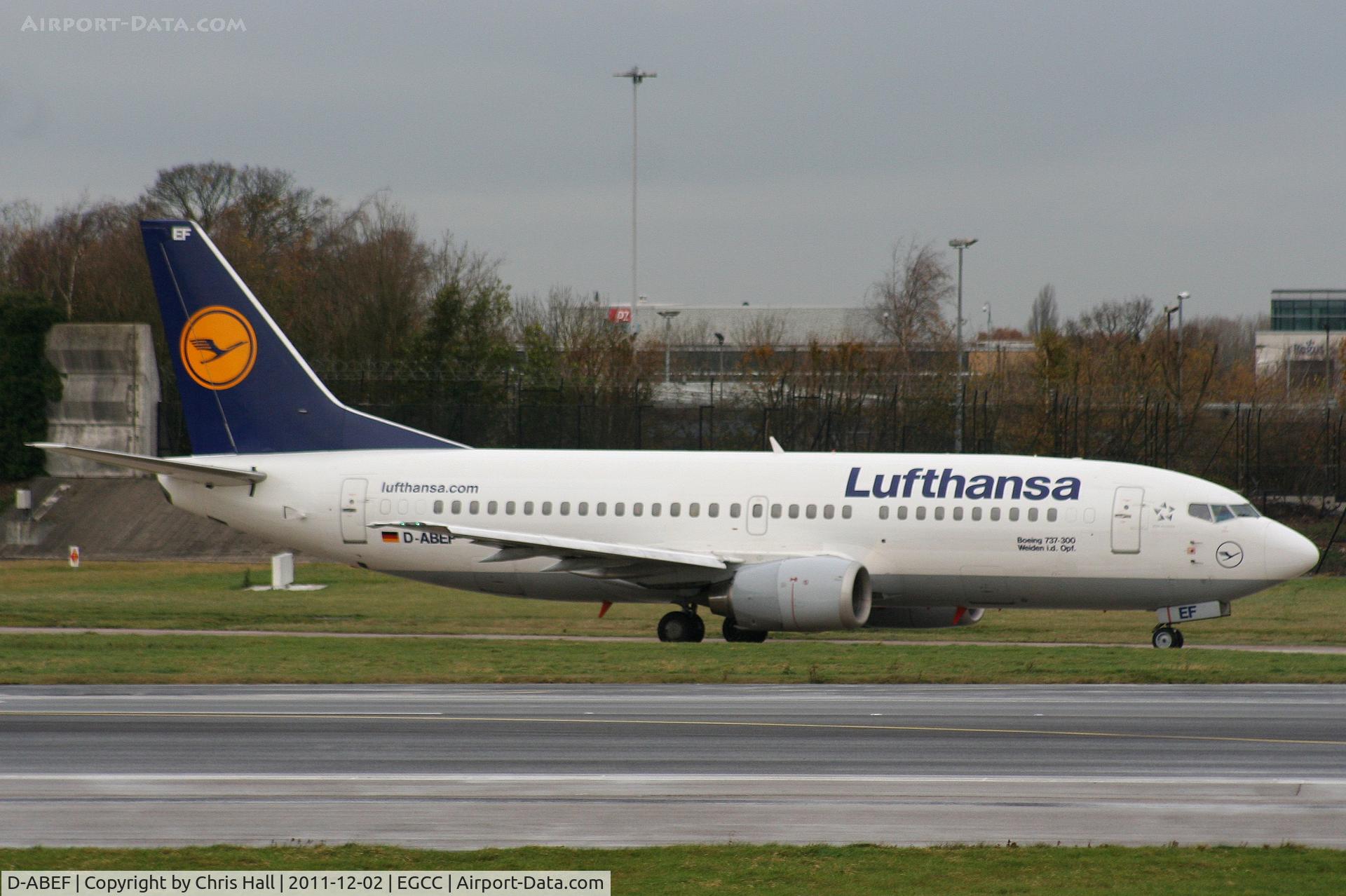 D-ABEF, 1991 Boeing 737-330 C/N 25217, Lufthansa