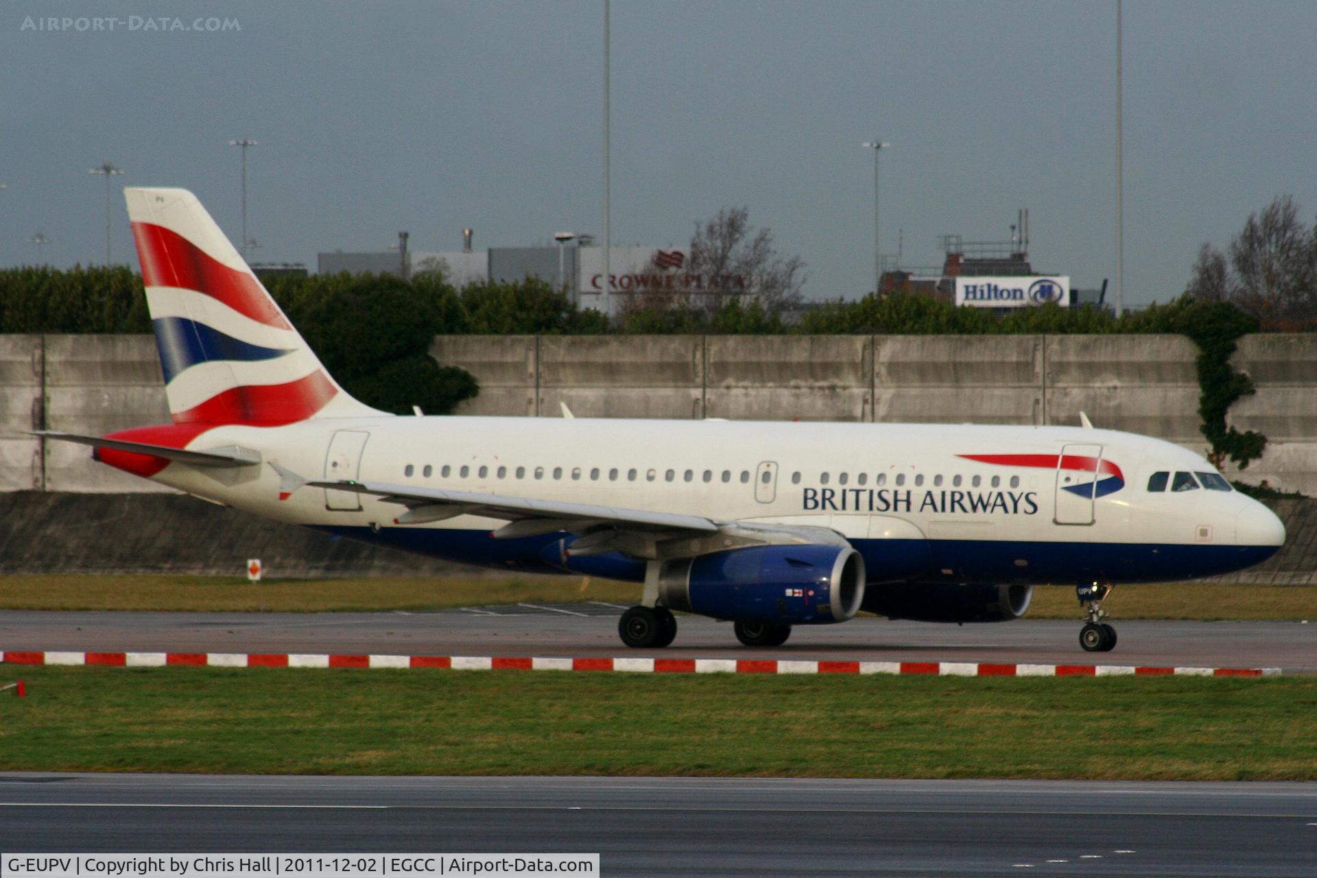 G-EUPV, 2001 Airbus A319-131 C/N 1423, British Airways