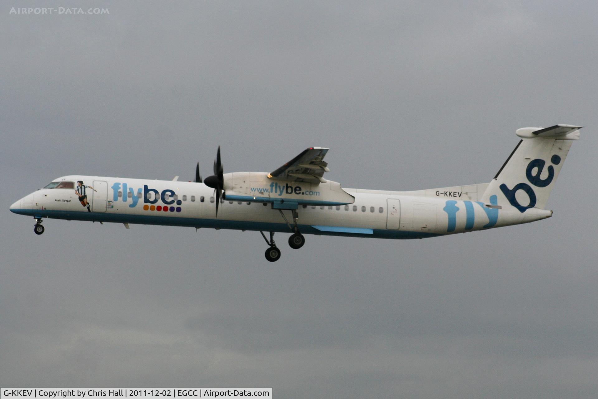 G-KKEV, 2008 De Havilland Canada DHC-8-402Q Dash 8 C/N 4201, flybe