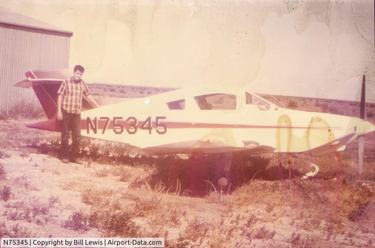 N75345, 1957 Heuberger L SIZZLER C/N H-1, I helped my uncle paint thei plane in 1965.That's me in the photo.
Steve