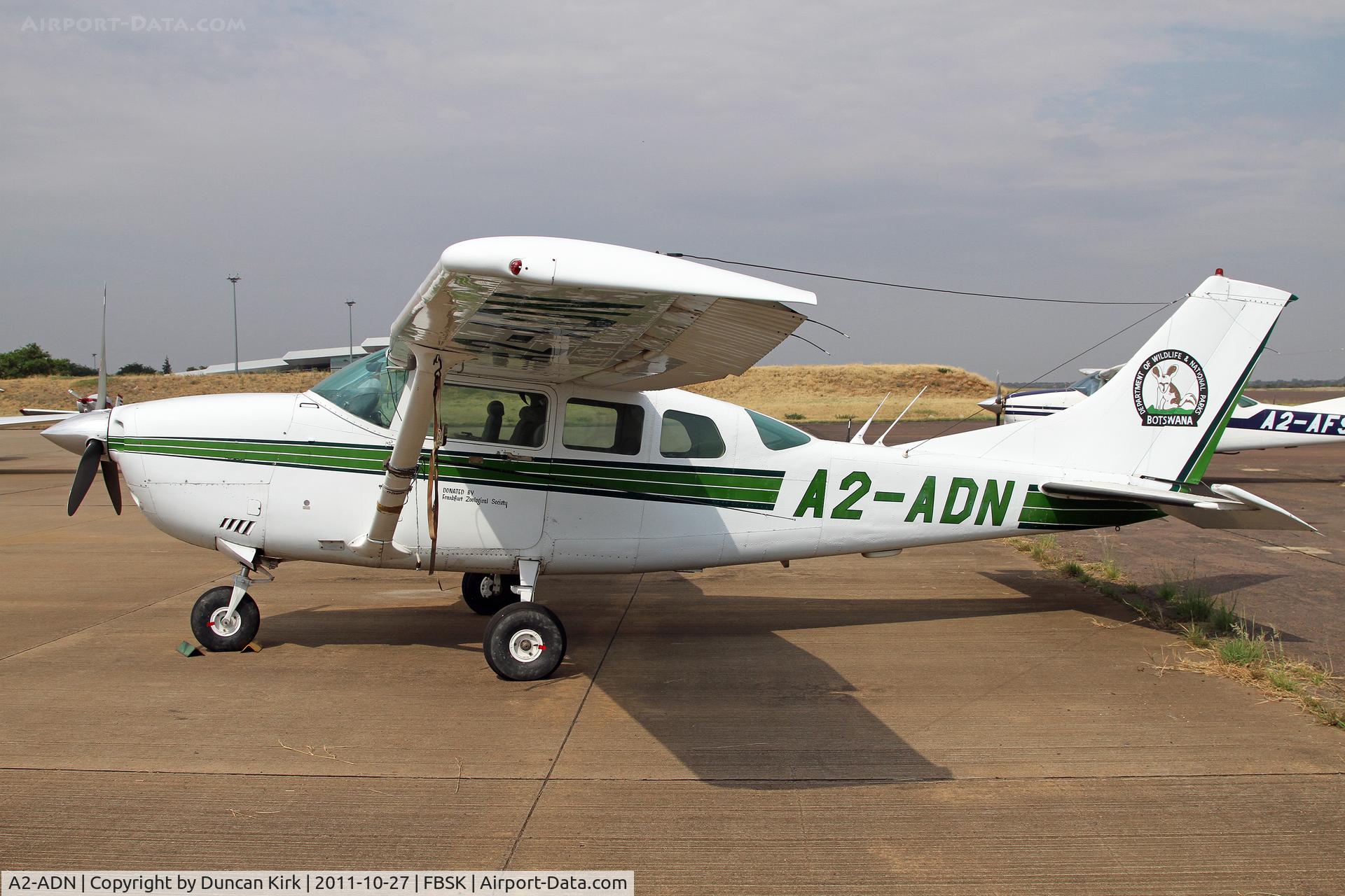 A2-ADN, Cessna U206G Stationair C/N U20605830, Department of Wildlife & National Parks machine