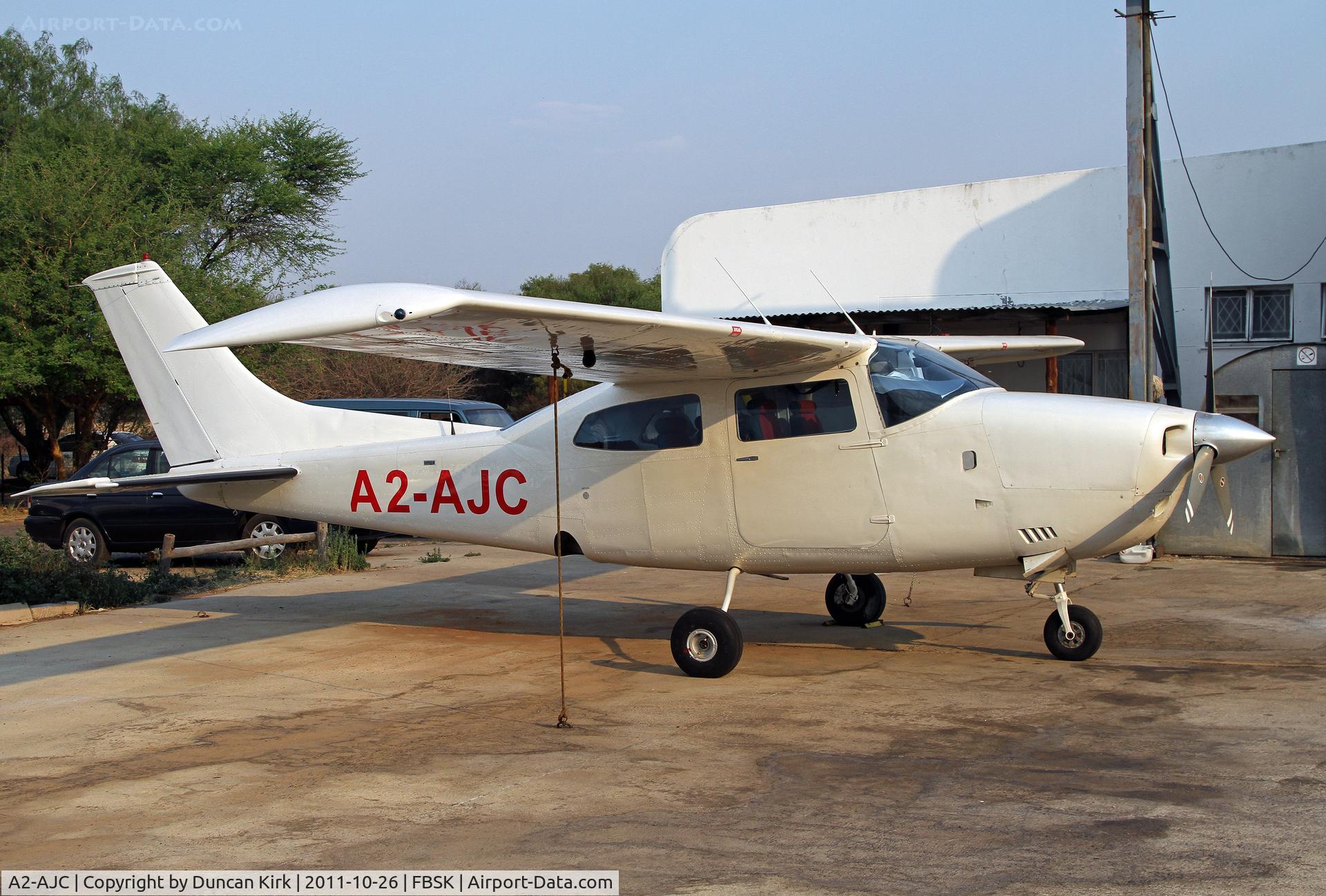 A2-AJC, Cessna 210L Centurion C/N 21060321, Late evening shot on Gaborone ramp